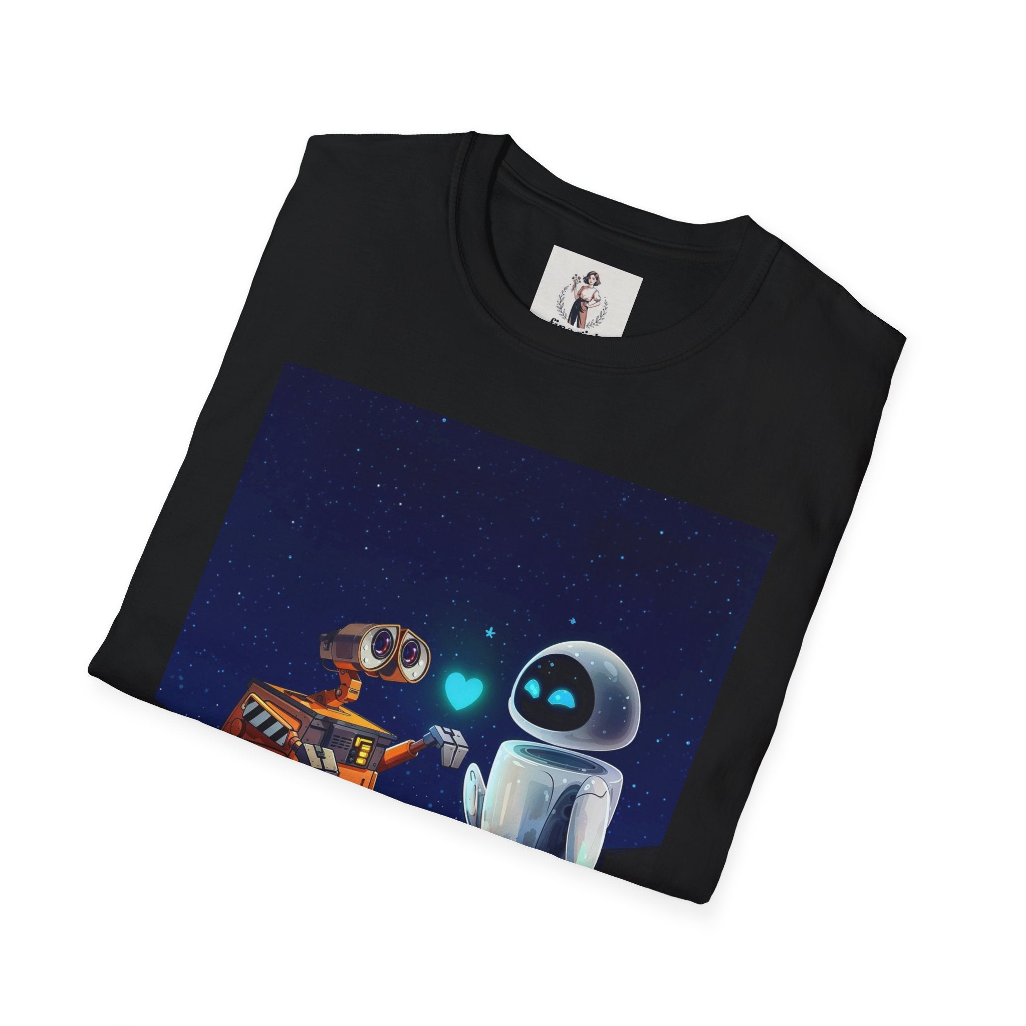 Wall-E Pixar Animation Unisex T-Shirt, Walt Disney Tee, Movie Lover Gift, Graphic Novelty Shirt, Cartoon Character Apparel