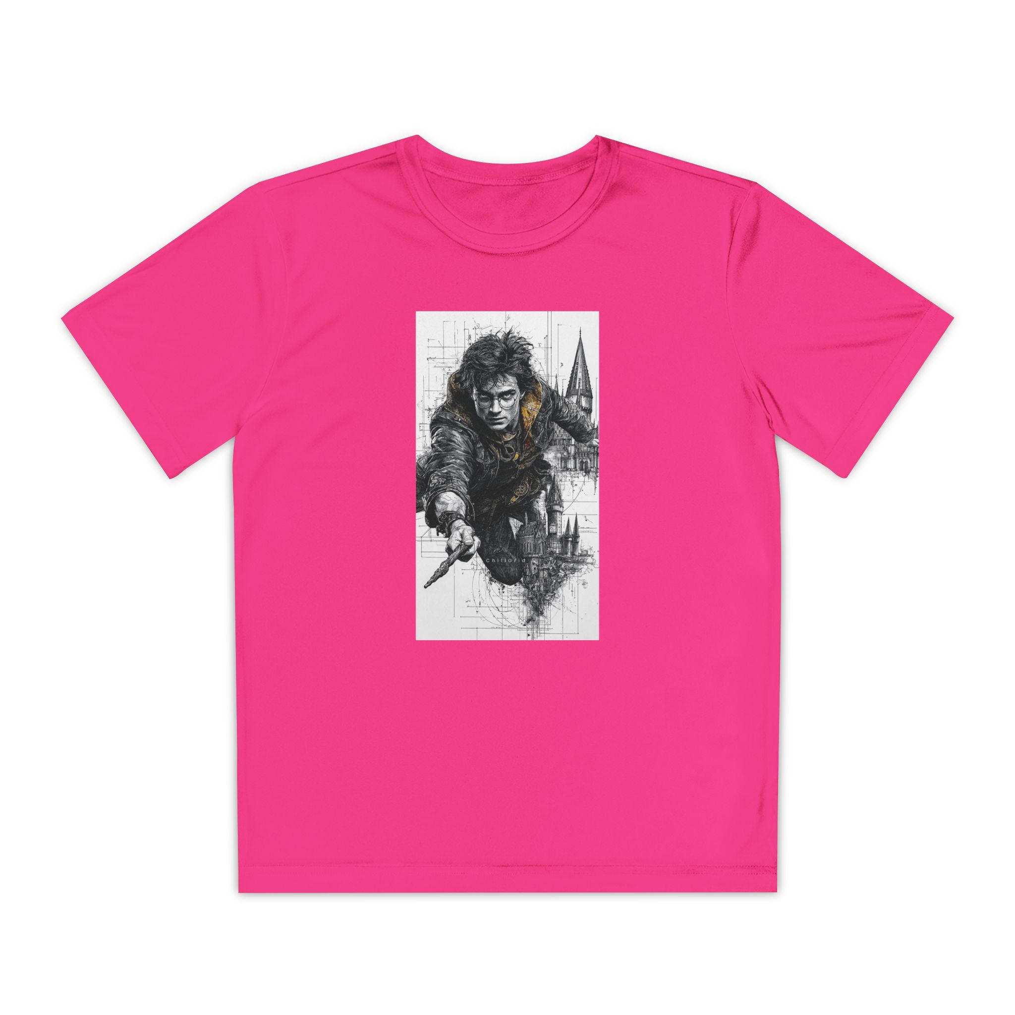 Youth Competitor Tee - Harry Potter, Wizard School Shirt, Magical Kids Top, Hogwarts Fan Gift, Sorcerer's Stone T-Shirt