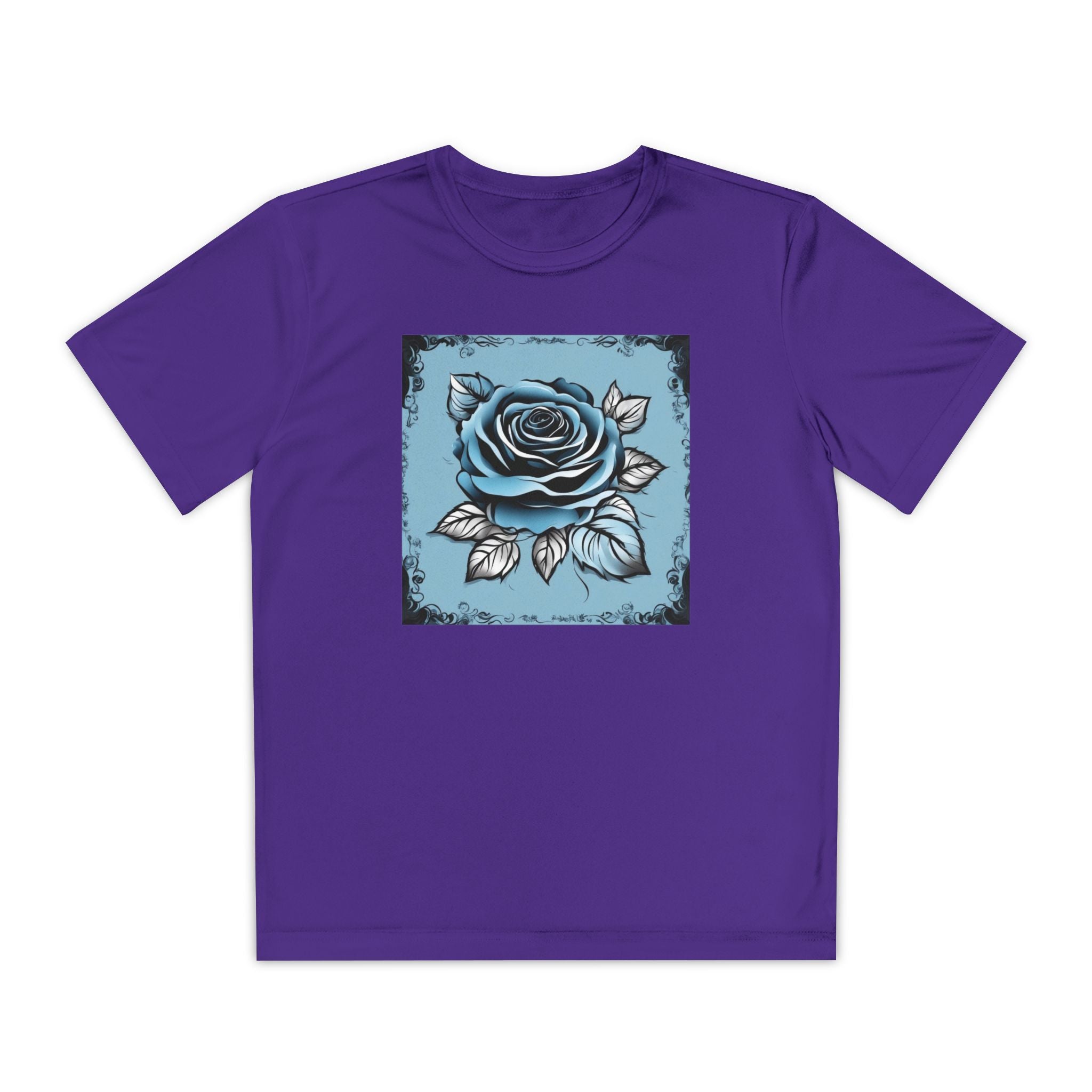 Flower Youth Tshirt, Girls Floral Tee, Kids Spring Shirt, Children's Botanical Top, Teen Blossom T-Shirt
