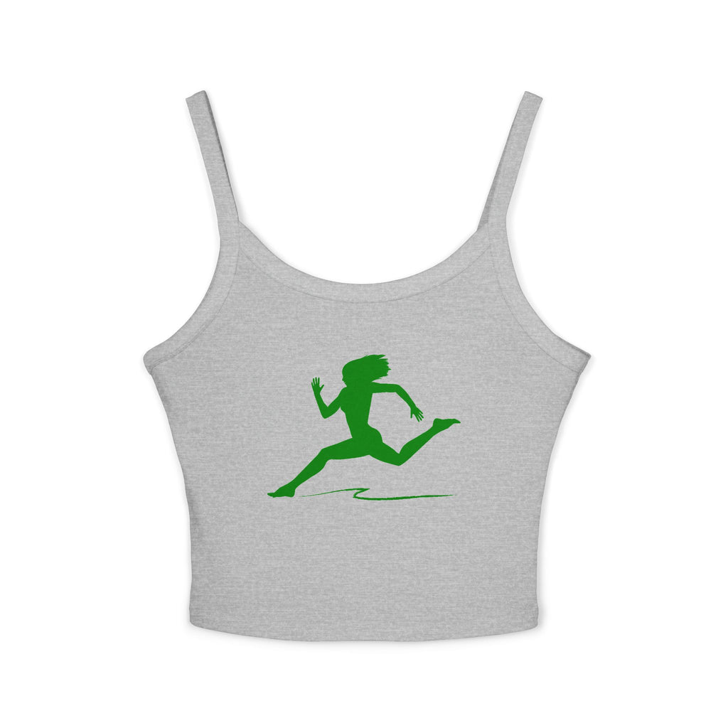 Running Woman Tank Top, Athletic Workout Top, Fitness Sleeveless Shirt, Jogging Muscle Tee, Exercise Gym Cami