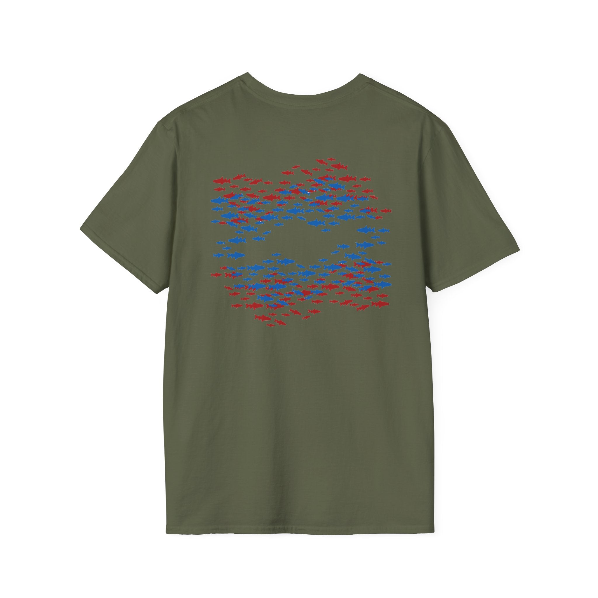 Patriotic Fishing Tshirt, American Flag Tee, 4th of July Shirt, USA Independence Day Top, Patriotic Graphic Tee, Unisex Patriotic
