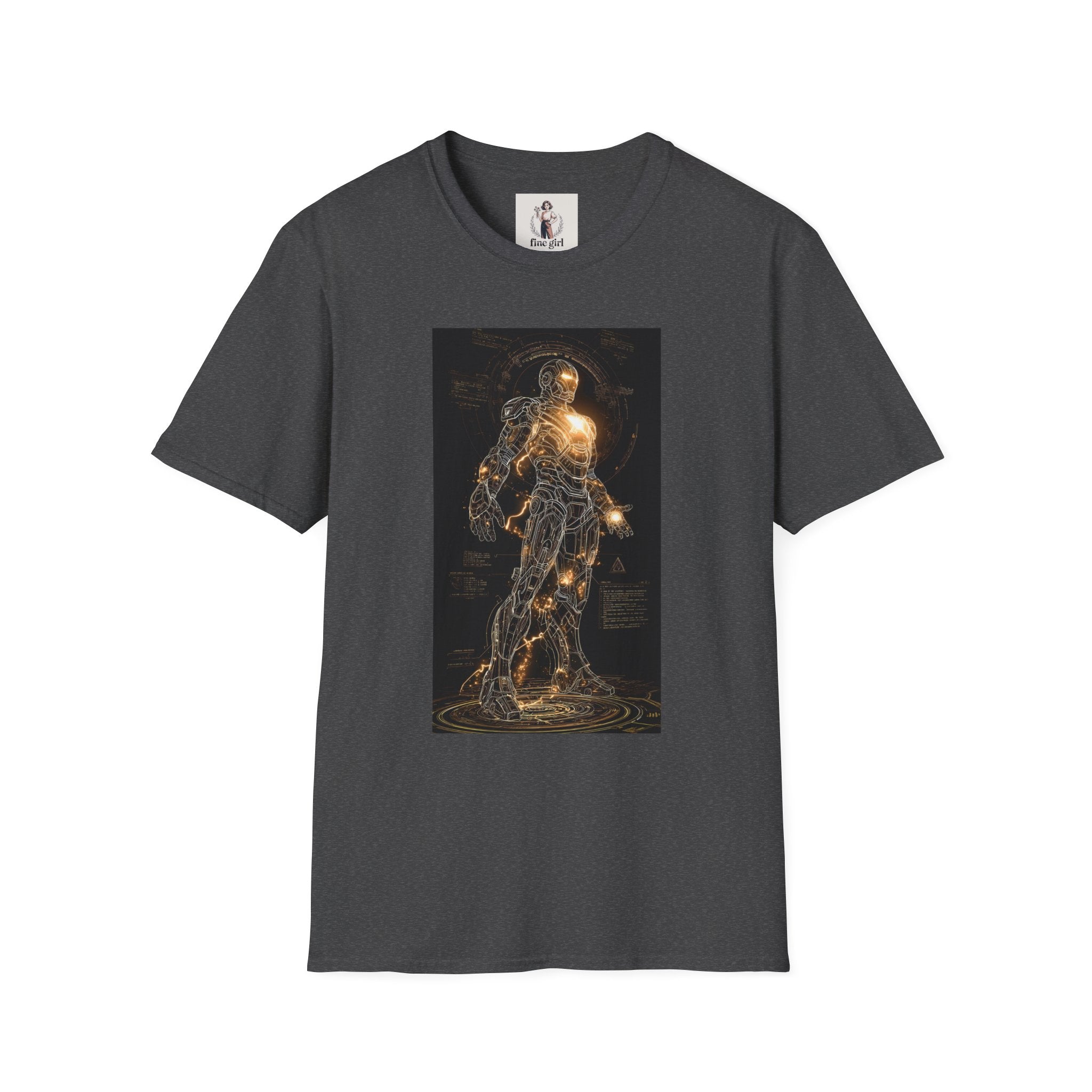Ironman Superhero Marvel Unisex Softstyle T-Shirt, Comic Book Tee, Geeky Clothing, Cosplay Costume Top