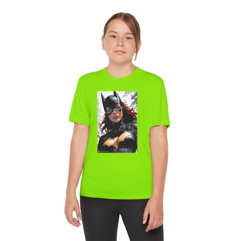 Superhero Youth T-Shirt Sports Graphic Tee, Cool Athletic Shirt for Kids