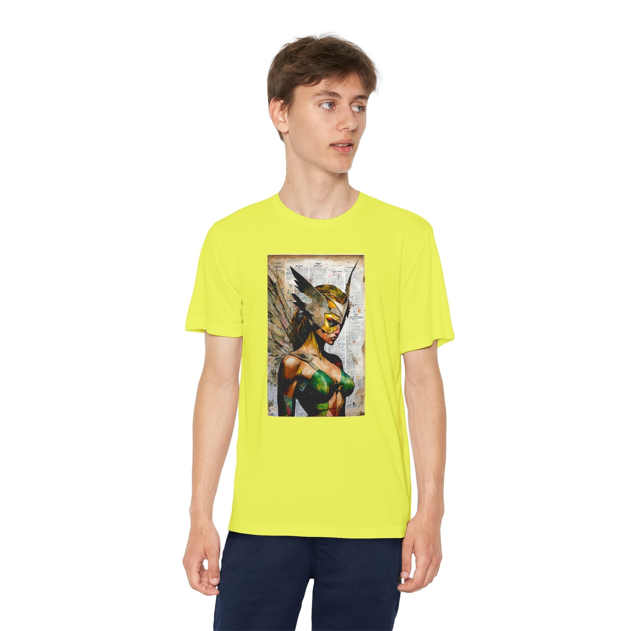 Superhero Youth T-Shirt Sports Graphic Tee, Cool Athletic Shirt for Kids