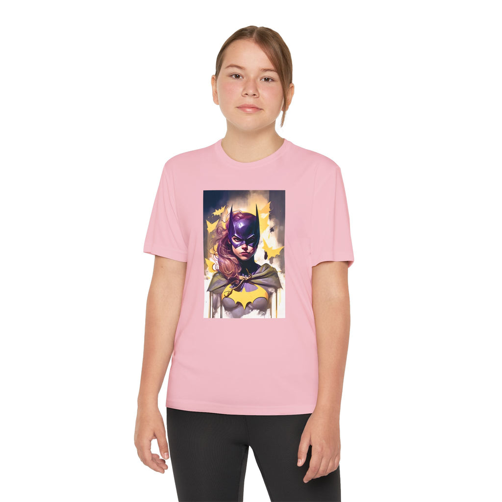 Superhero Youth T-Shirt Sports Graphic Tee, Cool Athletic Shirt for Kids