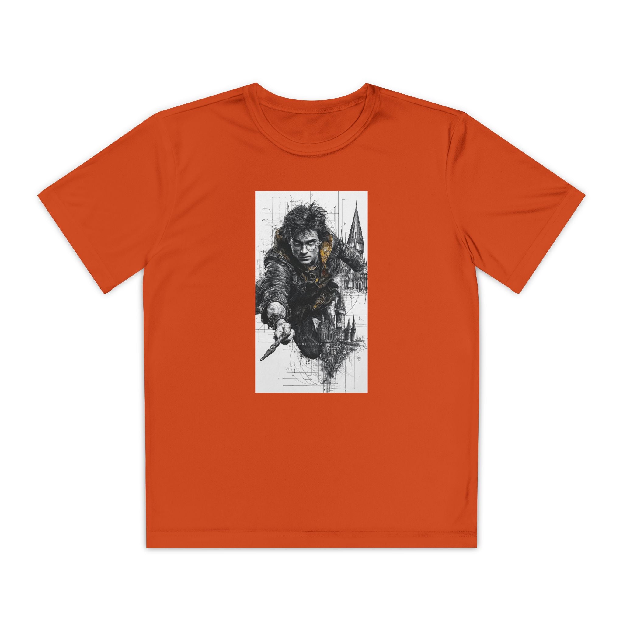 Youth Competitor Tee - Harry Potter, Wizard School Shirt, Magical Kids Top, Hogwarts Fan Gift, Sorcerer's Stone T-Shirt