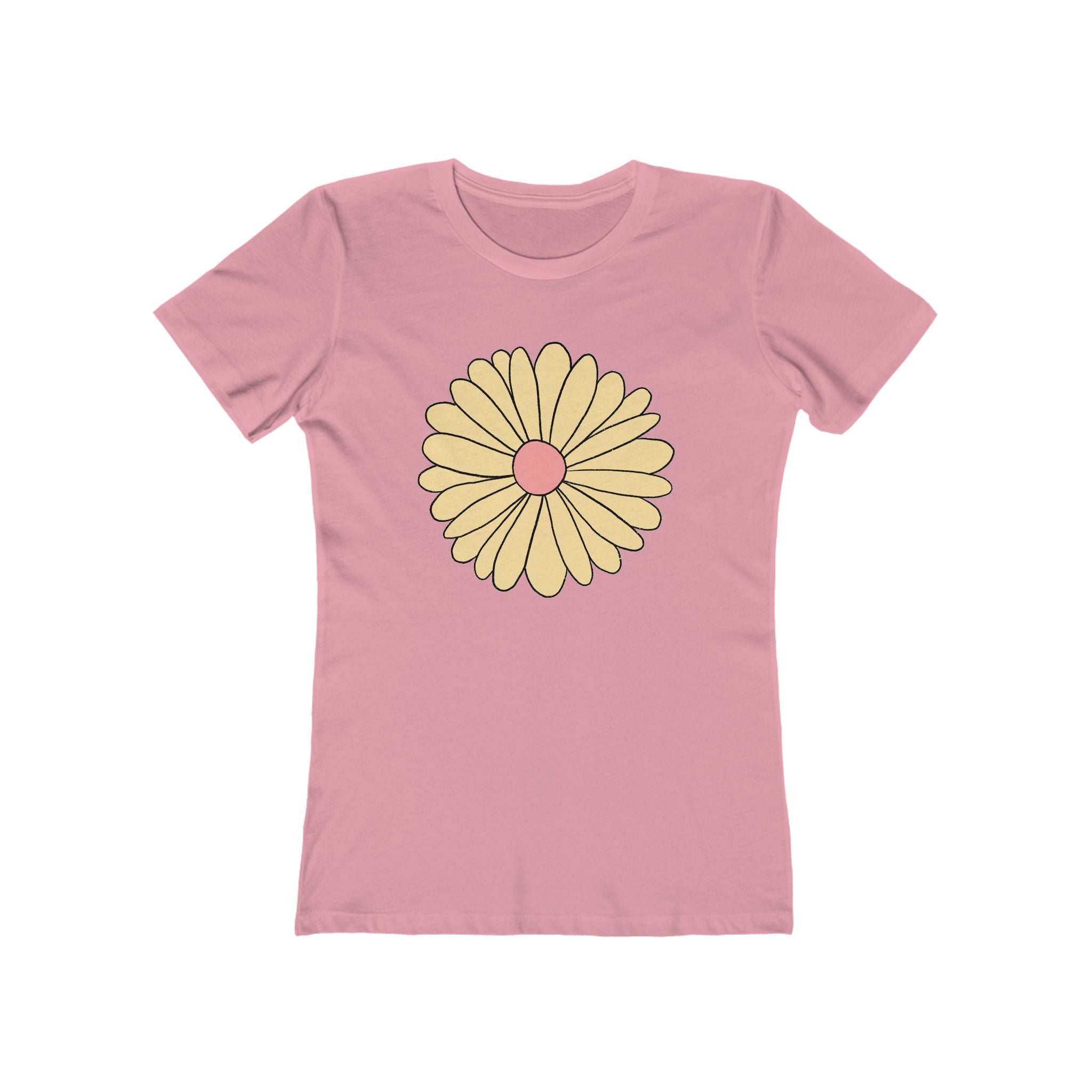 Flower Women's Tshirt, Floral Graphic Tee, Casual Top for Her, Spring Blossom Shirt, Botanical Print Blouse