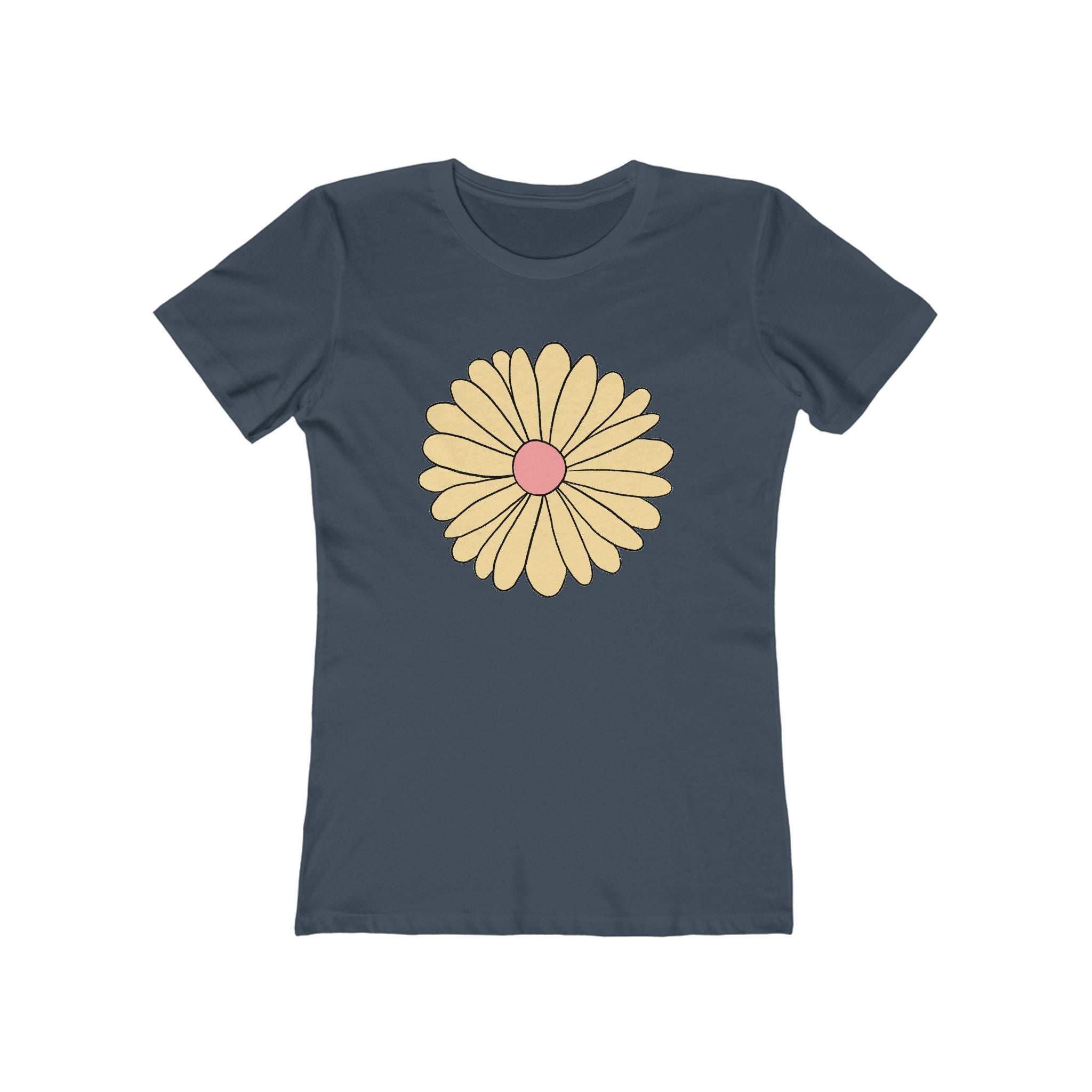 Flower Women's Tshirt, Floral Graphic Tee, Casual Top for Her, Spring Blossom Shirt, Botanical Print Blouse