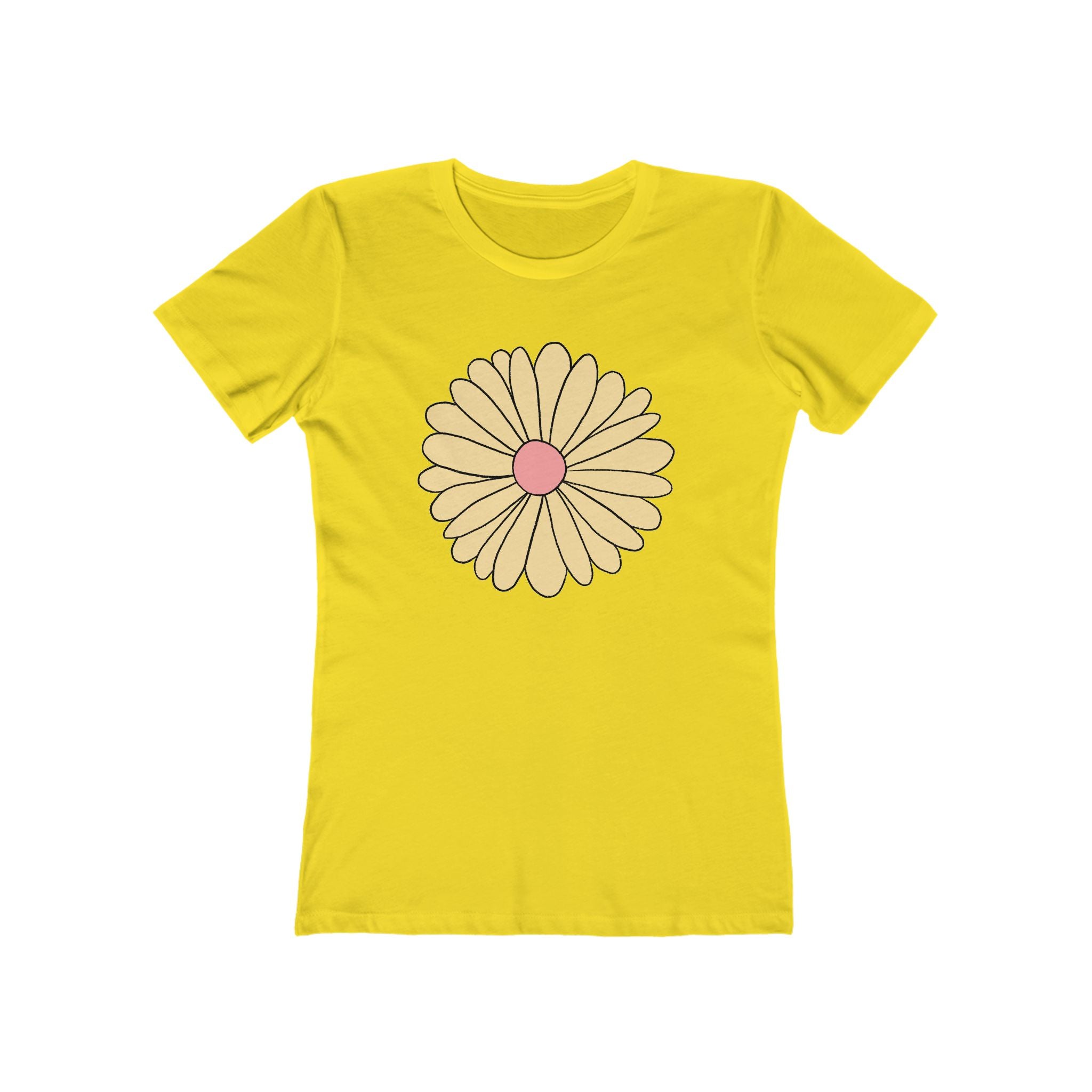 Flower Women's Tshirt, Floral Graphic Tee, Casual Top for Her, Spring Blossom Shirt, Botanical Print Blouse