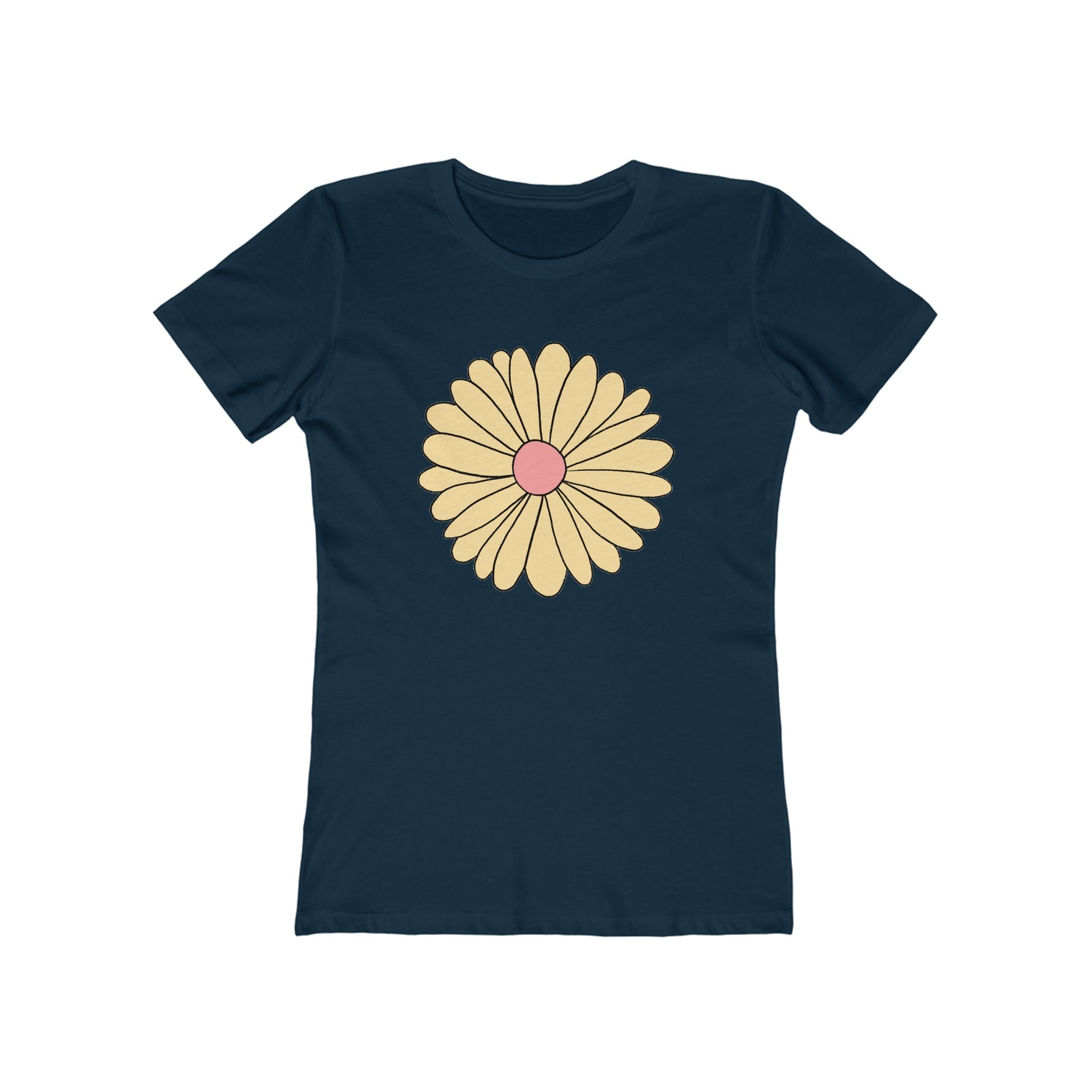 Flower Women's Tshirt, Floral Graphic Tee, Casual Top for Her, Spring Blossom Shirt, Botanical Print Blouse