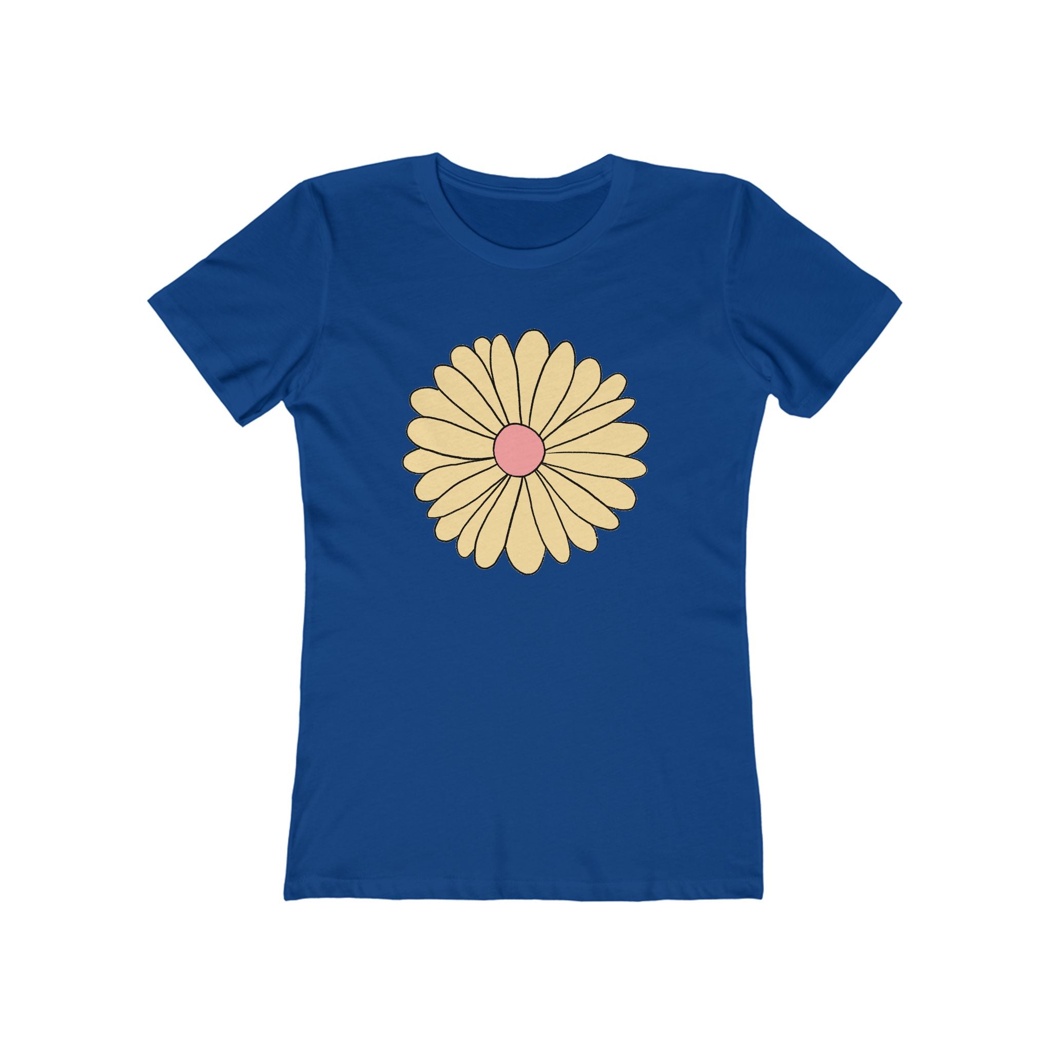 Flower Women's Tshirt, Floral Graphic Tee, Casual Top for Her, Spring Blossom Shirt, Botanical Print Blouse