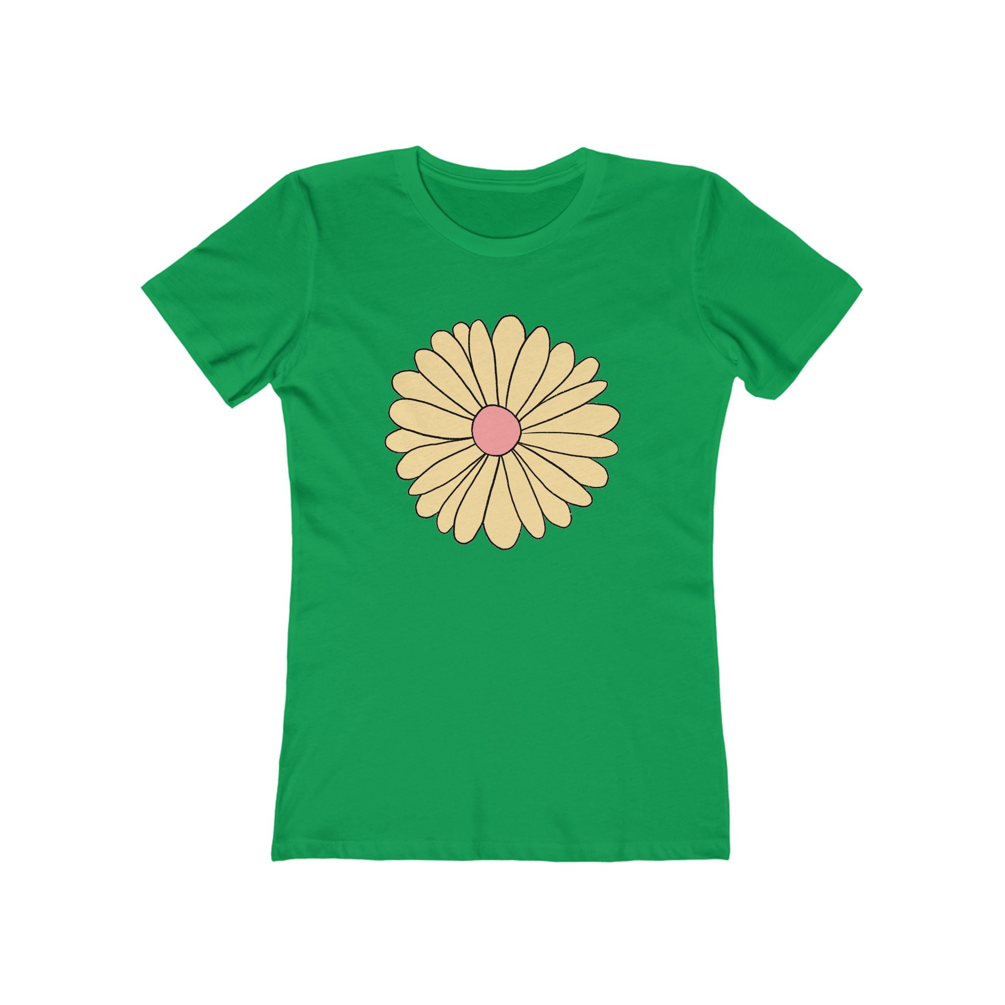 Flower Women's Tshirt, Floral Graphic Tee, Casual Top for Her, Spring Blossom Shirt, Botanical Print Blouse