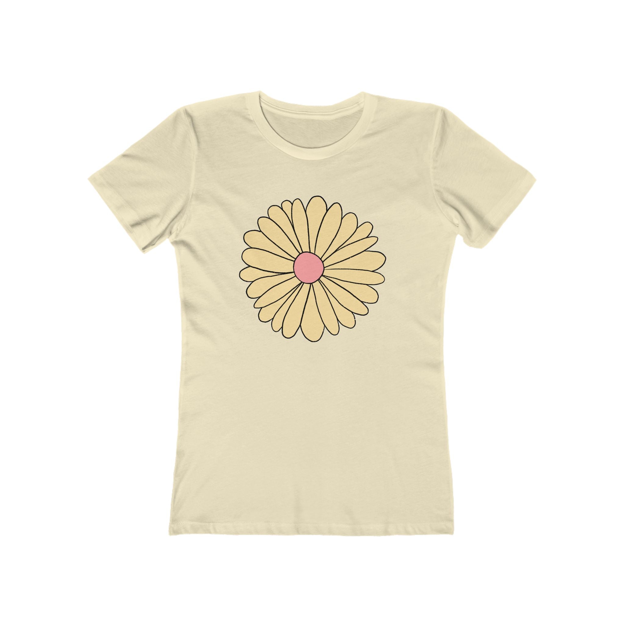 Flower Women's Tshirt, Floral Graphic Tee, Casual Top for Her, Spring Blossom Shirt, Botanical Print Blouse
