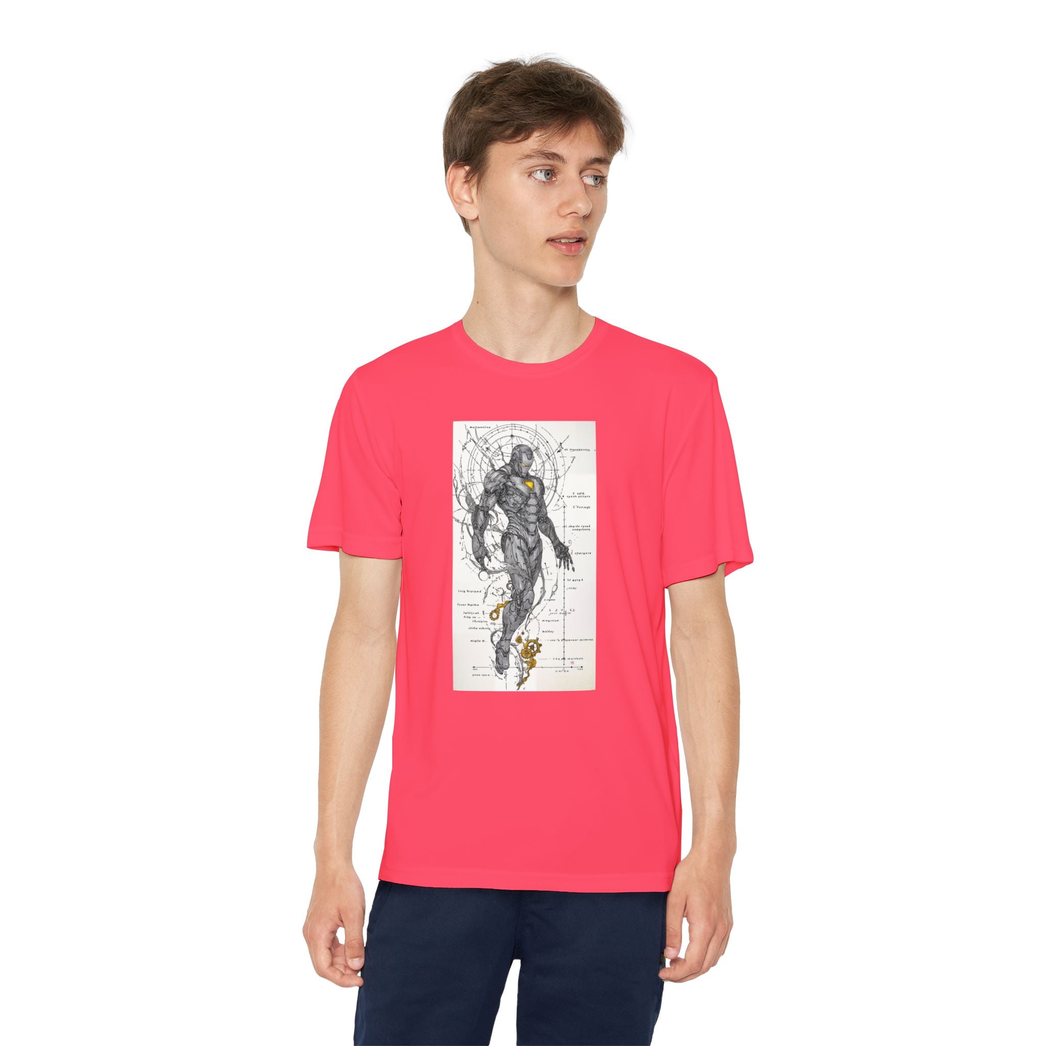 Superhero Youth T-Shirt Sports Graphic Tee, Cool Athletic Shirt for Kids