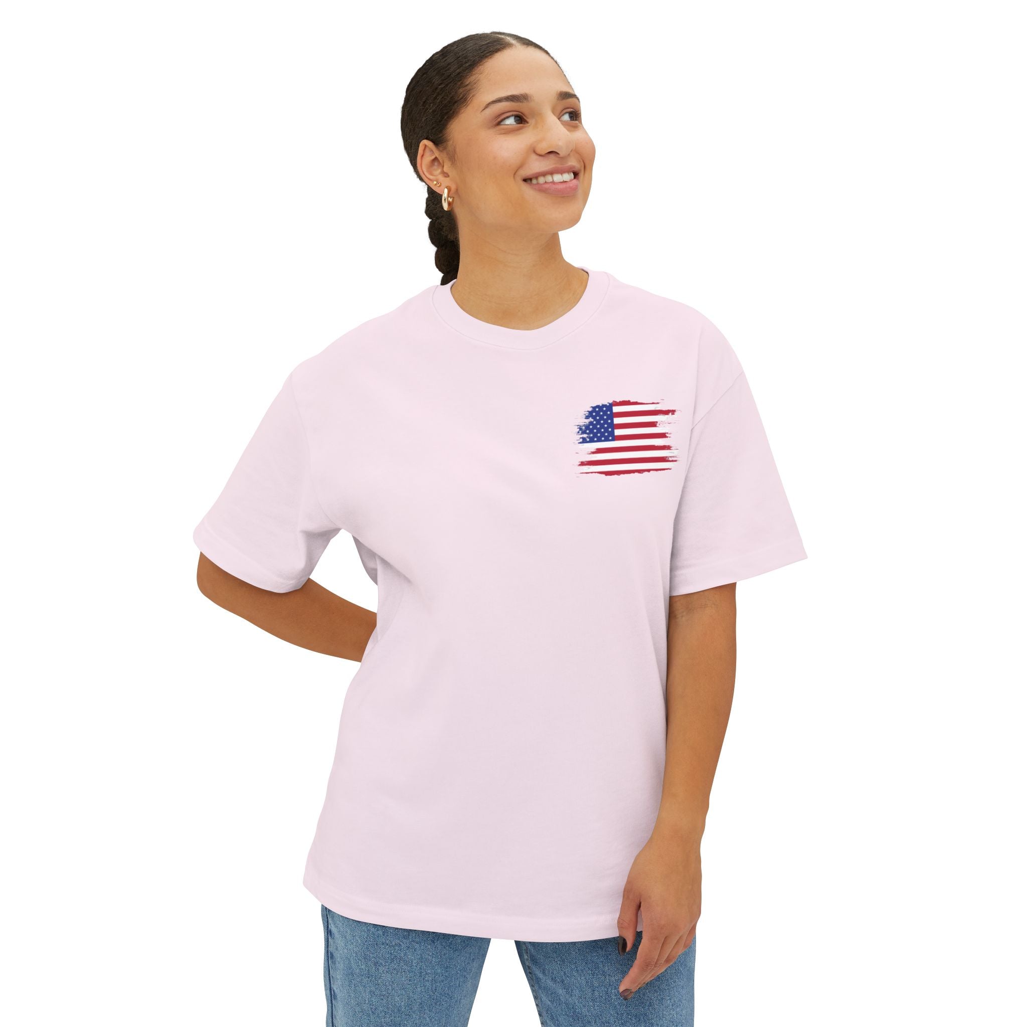 Charlie Kirk Unisex Oversized Boxy Tee