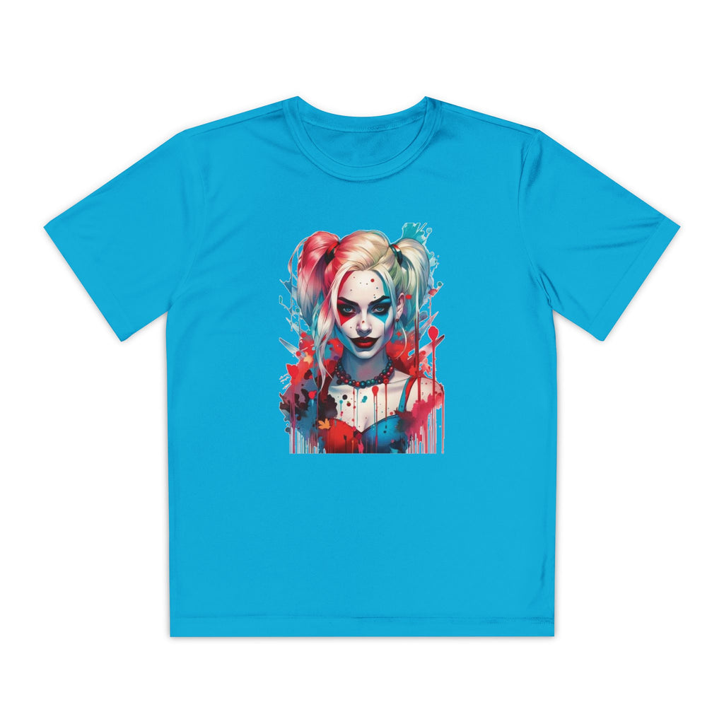Superhero Youth T-Shirt Sports Graphic Tee, Cool Athletic Shirt for Kids