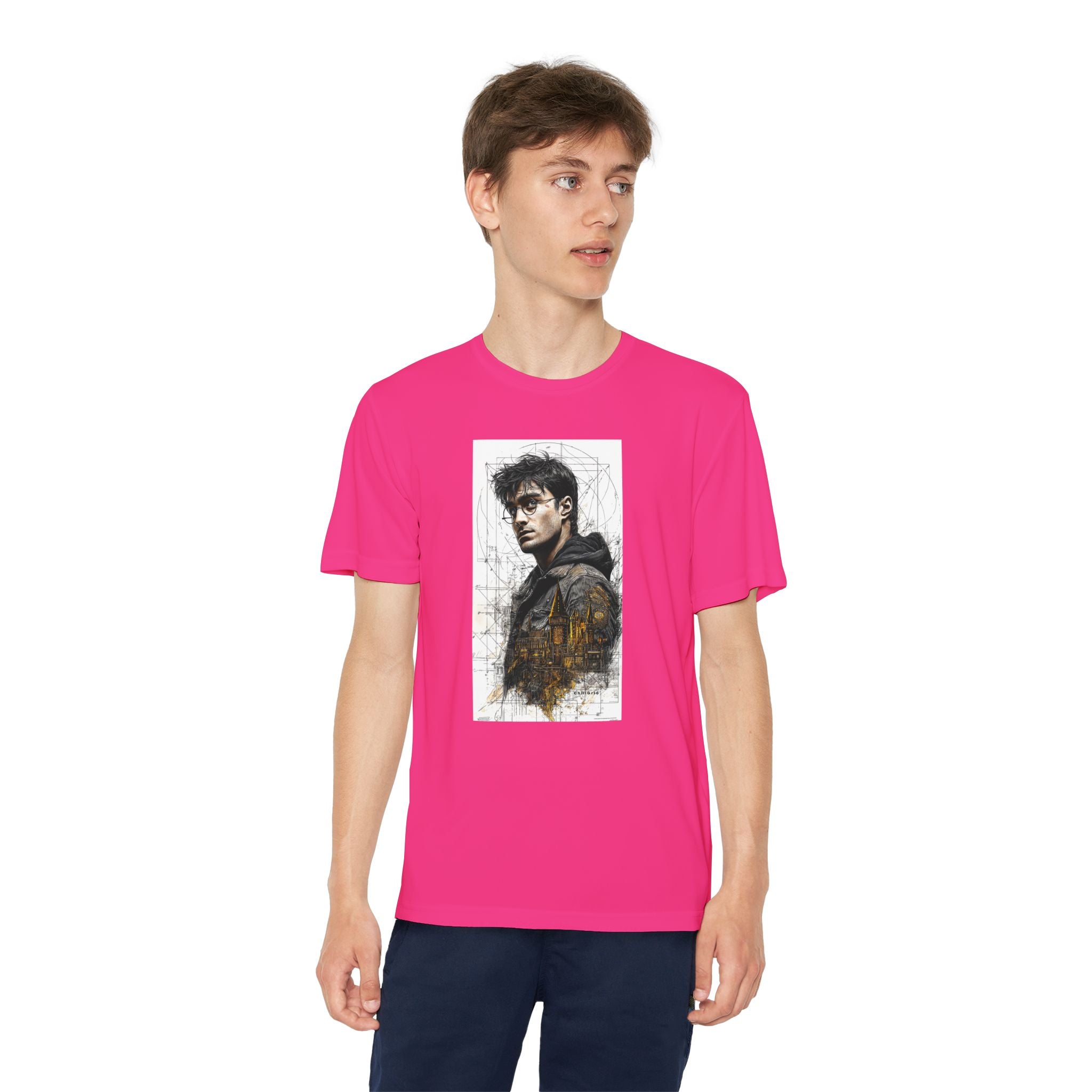 Youth Competitor Tee - Harry Potter, Wizard School Shirt, Magical Kids Top, Hogwarts Fan Gift, Sorcerer's Stone T-Shirt