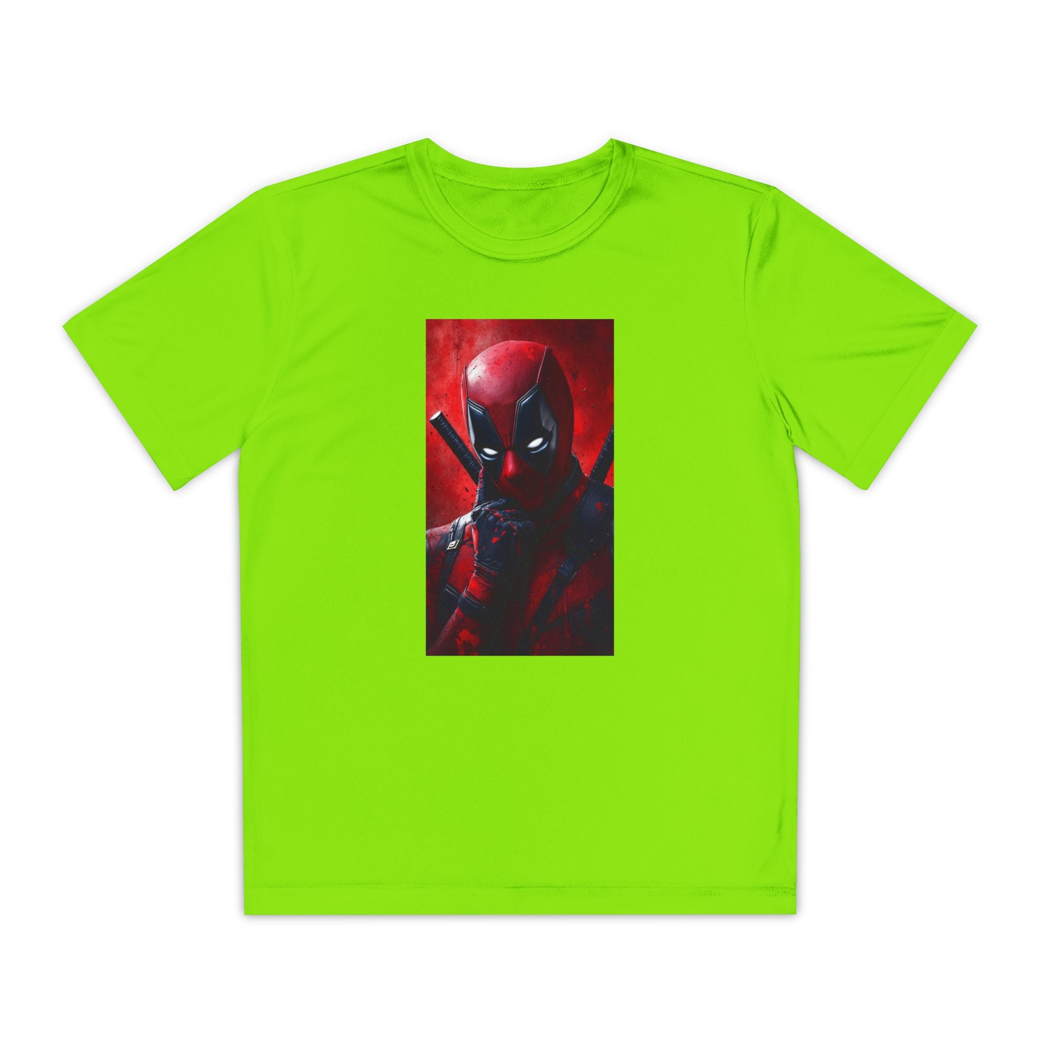Deadpool Superhero Marvel Patriotic, Kids Graphic T-Shirt, Boys Hero Top, Girls Comic Book Clothing, Birthday
