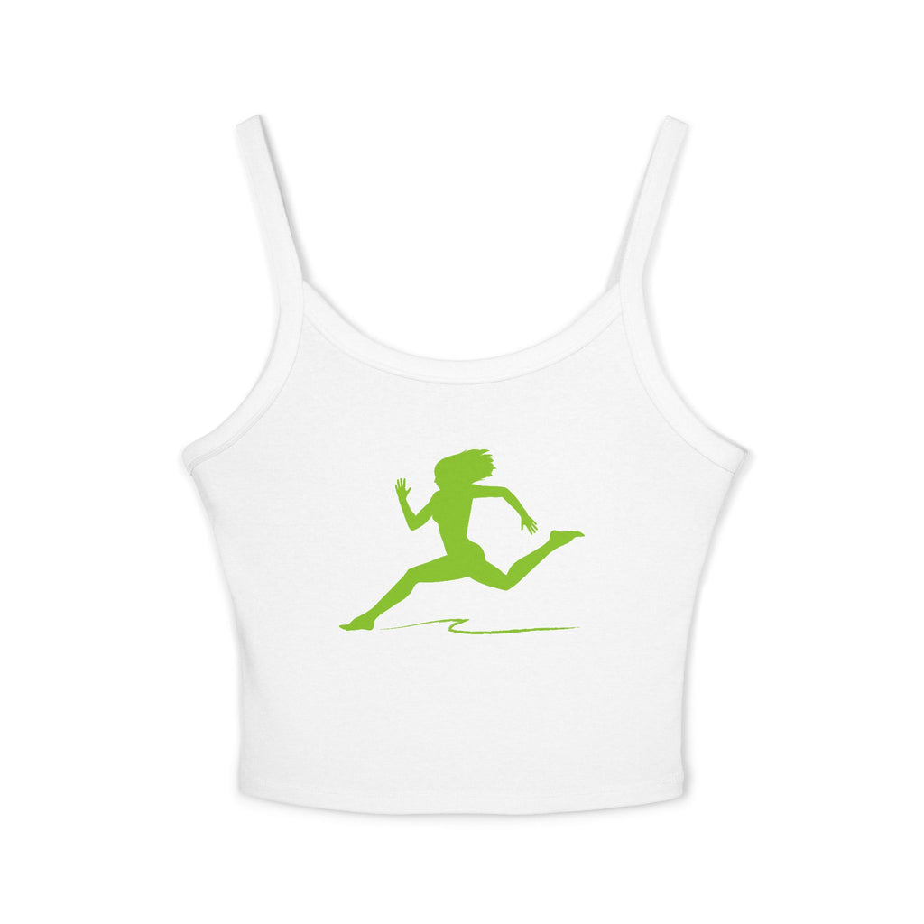 Running Woman Tank Top, Athletic Workout Top, Fitness Sleeveless Shirt, Jogging Muscle Tee, Exercise Gym Cami