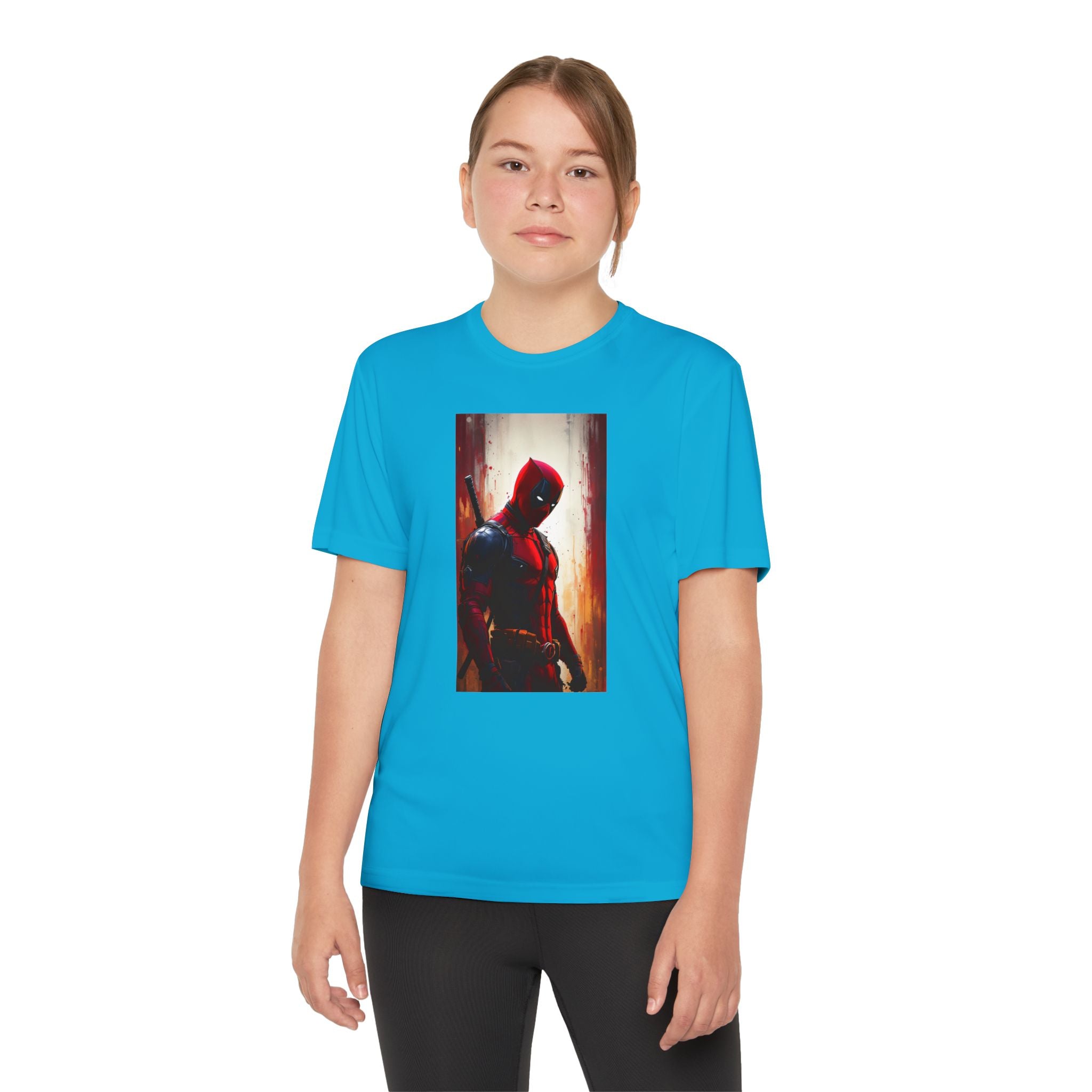 Deadpool Superhero Marvel Patriotic, Kids Graphic T-Shirt, Boys Hero Top, Girls Comic Book Clothing, Birthday