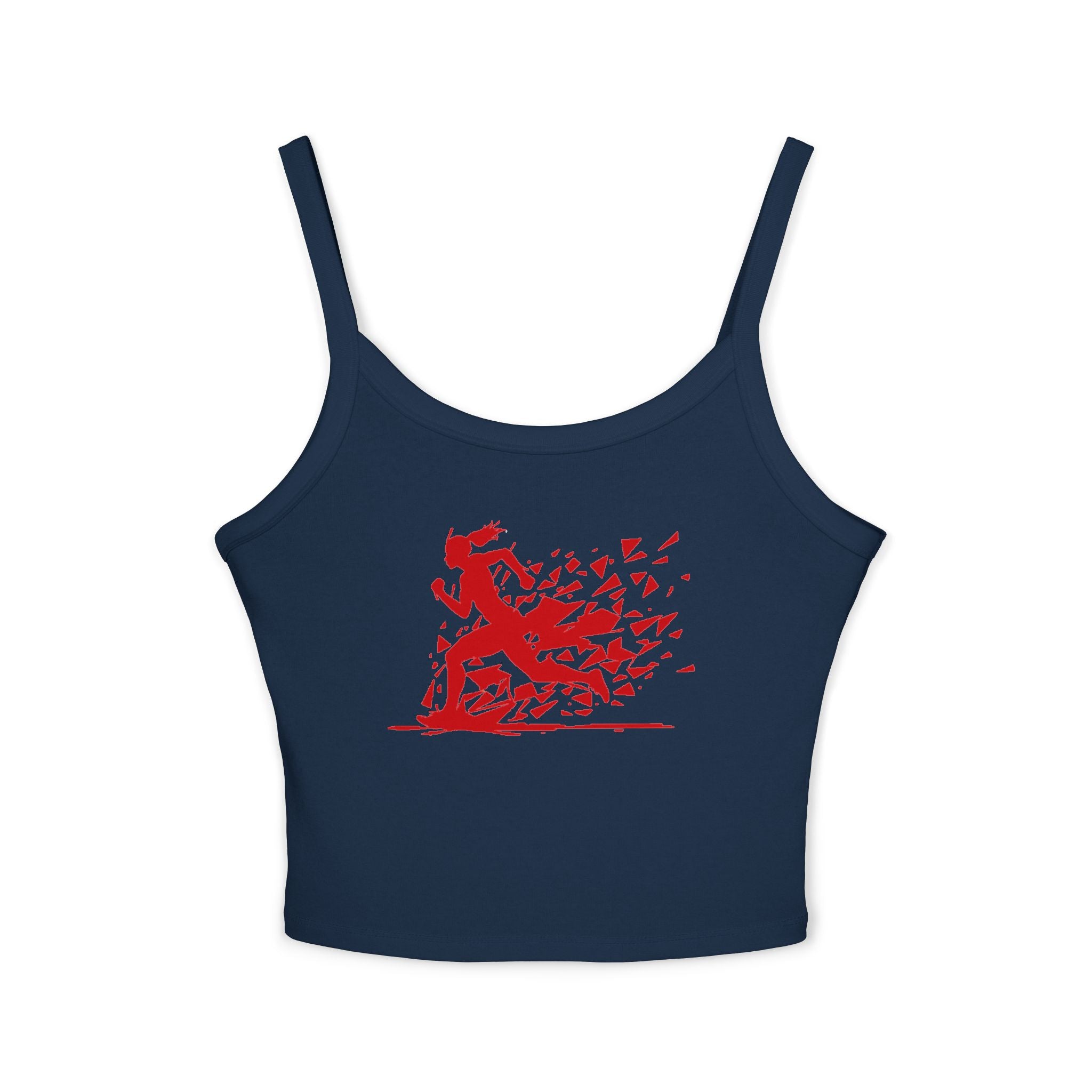 Running Woman Tank Top, Athletic Workout Top, Fitness Sleeveless Shirt, Jogging Muscle Tee, Exercise Gym Cami