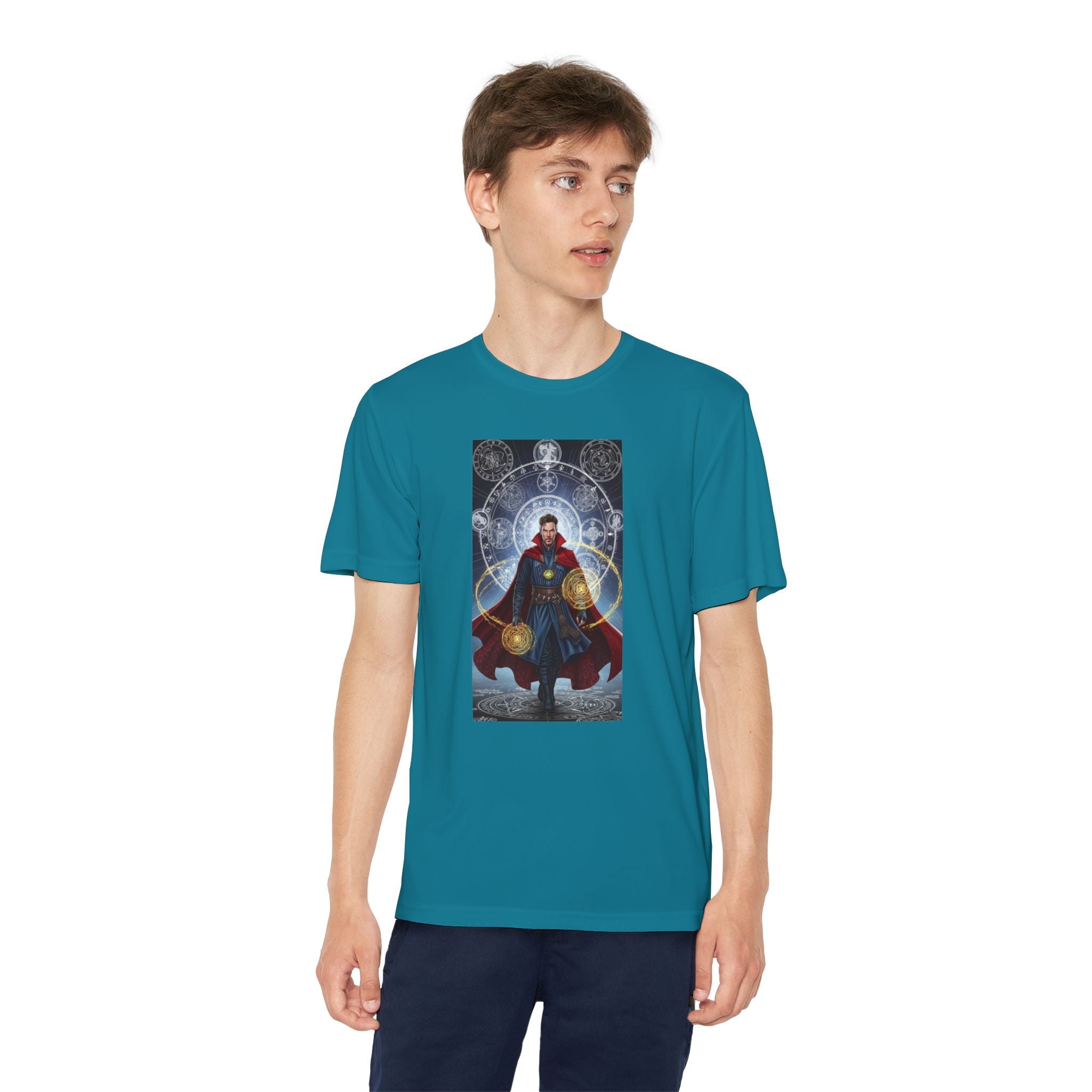 Superhero Youth T-Shirt Sports Graphic Tee, Cool Athletic Shirt for Kids, Perfect for Sports Events, Team Spirit