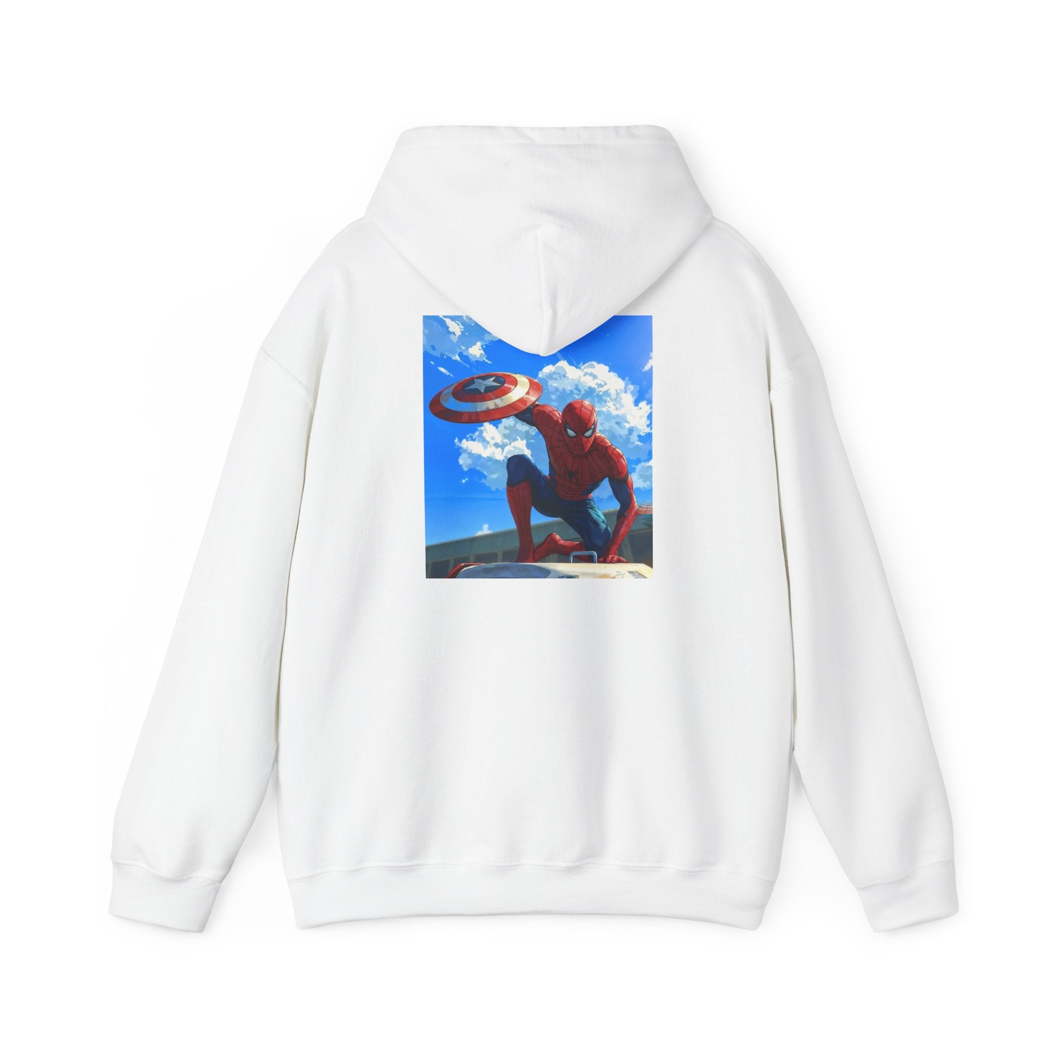 Hooded Sweatshirt - Spiderman Design