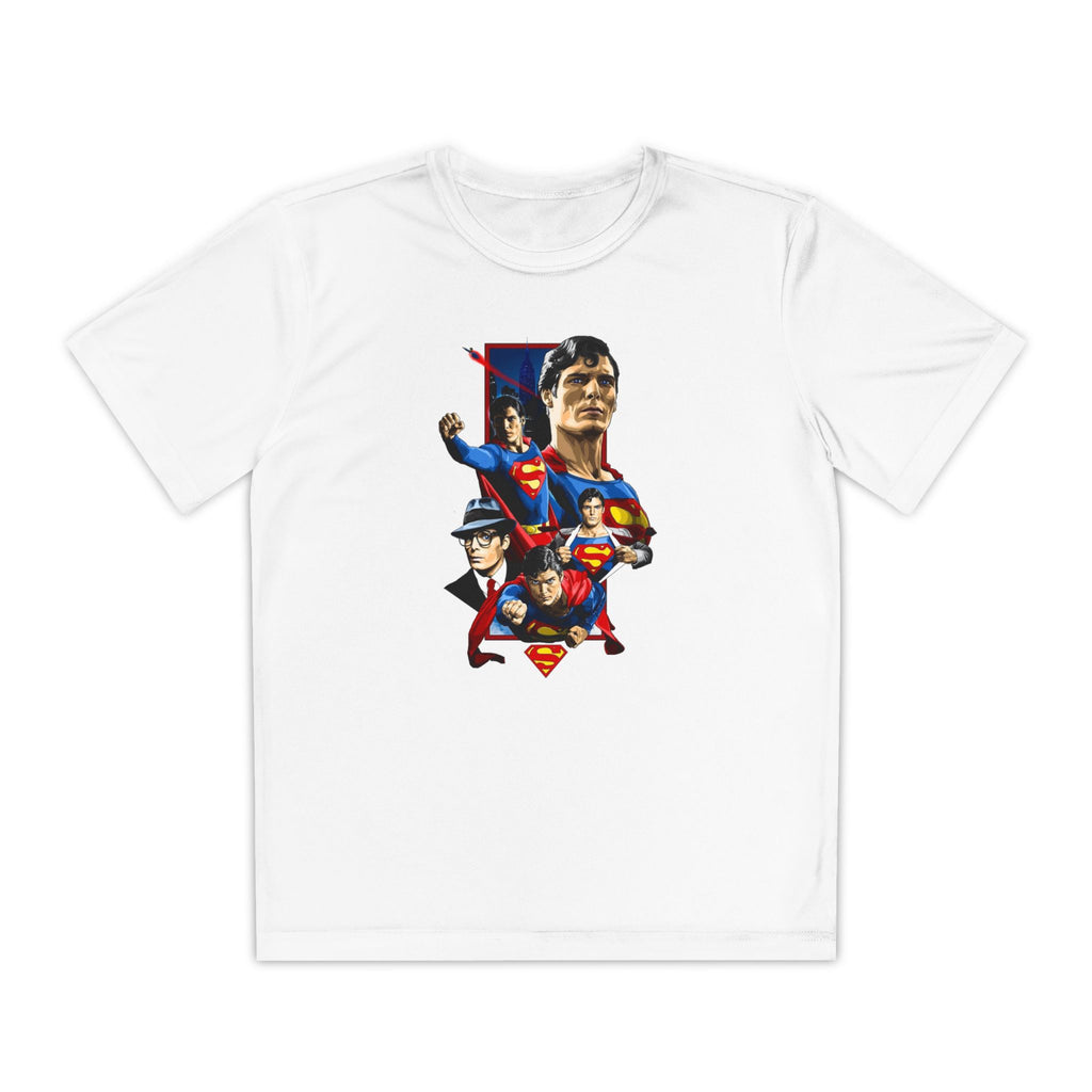 Superman Youth T-Shirt Sports Graphic Tee, Cool Athletic Shirt for Kids, Perfect for Sports Events, Team Spirit