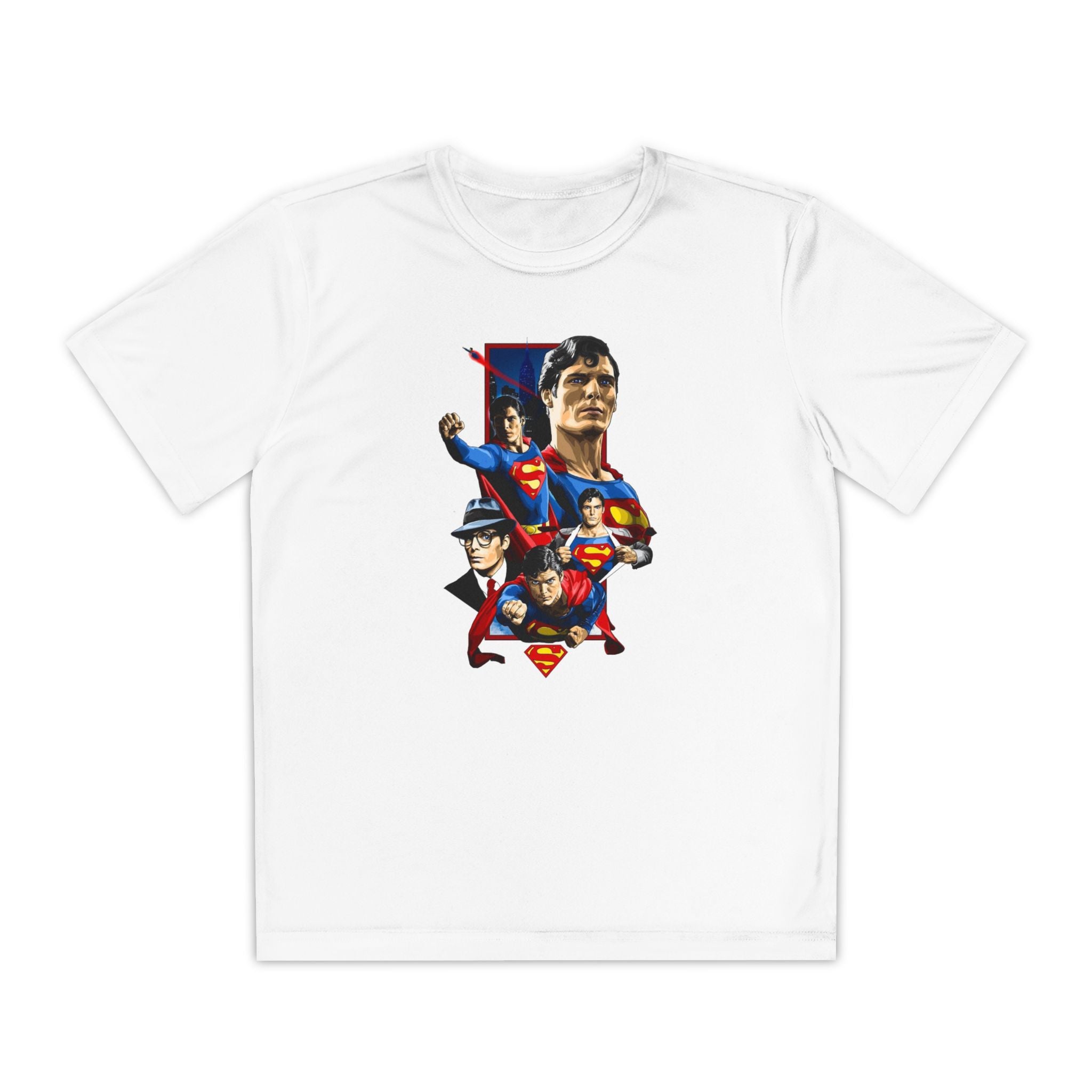 Superman Youth T-Shirt Sports Graphic Tee, Cool Athletic Shirt for Kids, Perfect for Sports Events, Team Spirit