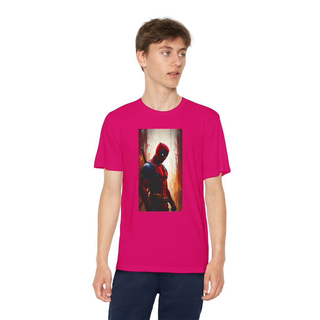 Deadpool Superhero Marvel Patriotic, Kids Graphic T-Shirt, Boys Hero Top, Girls Comic Book Clothing, Birthday