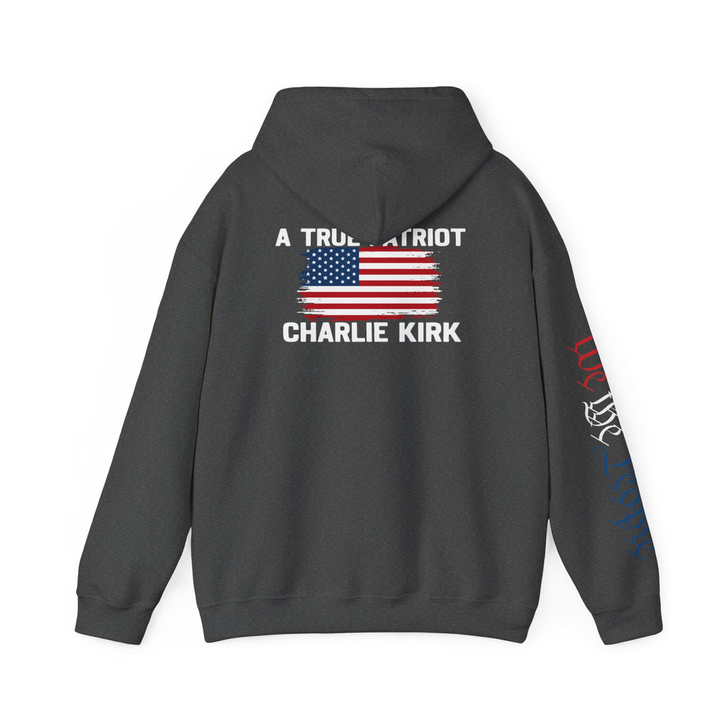 Charlie kirk Patriotic Hoodie Rebel Spirit Unisex Hoodie