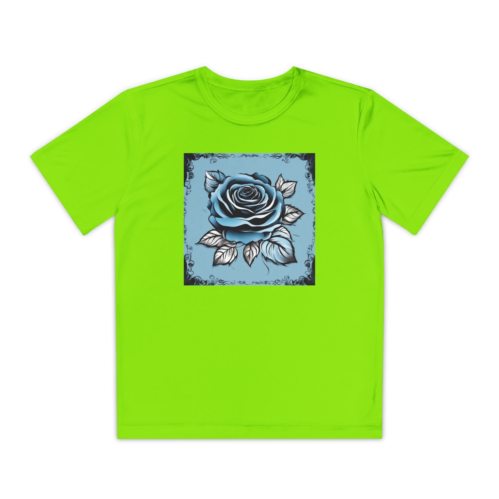Flower Youth Tshirt, Girls Floral Tee, Kids Spring Shirt, Children's Botanical Top, Teen Blossom T-Shirt