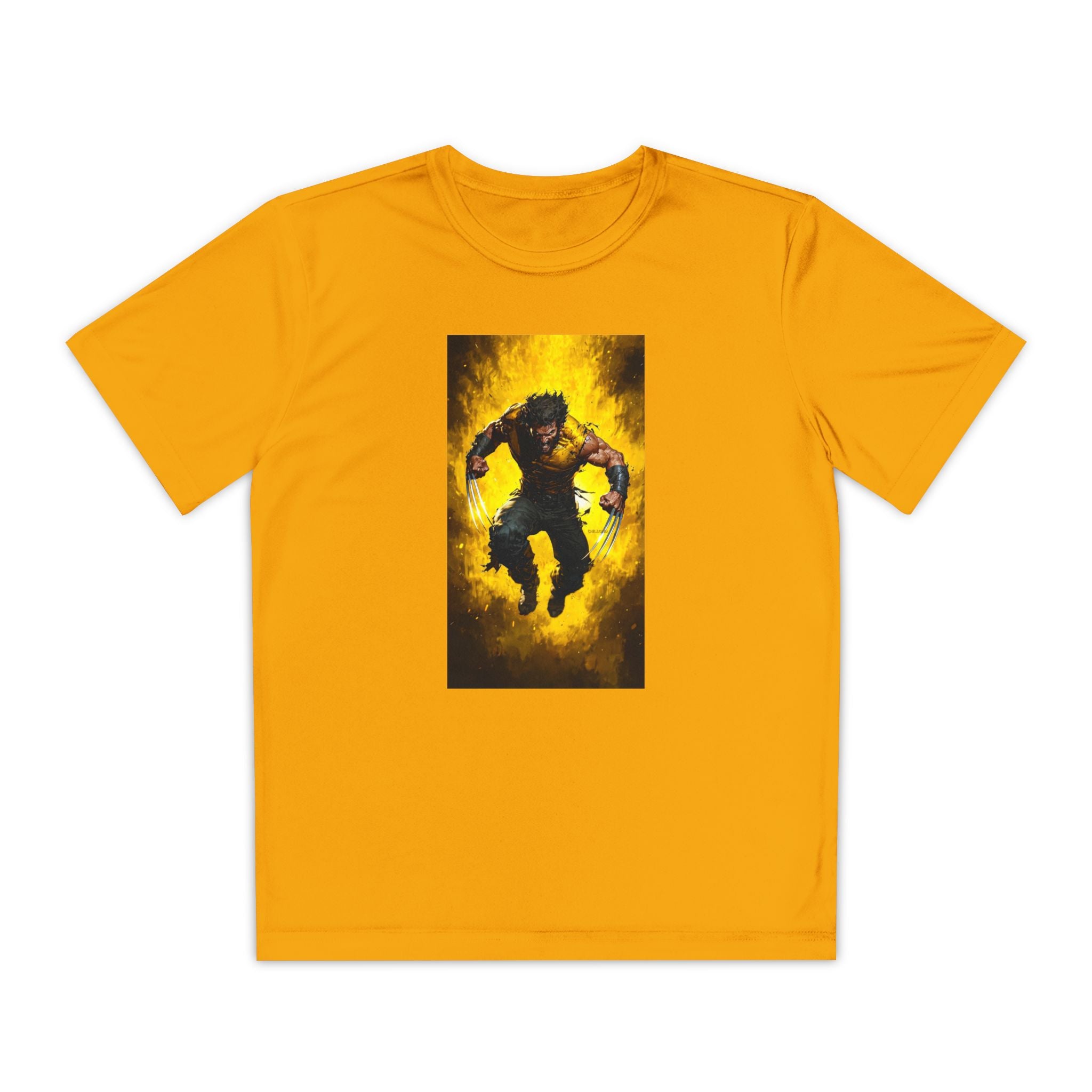 Wolverine Superhero Marvel Patriotic, Kids Graphic T-Shirt, Boys Hero Top, Girls Comic Book Clothing, Birthday