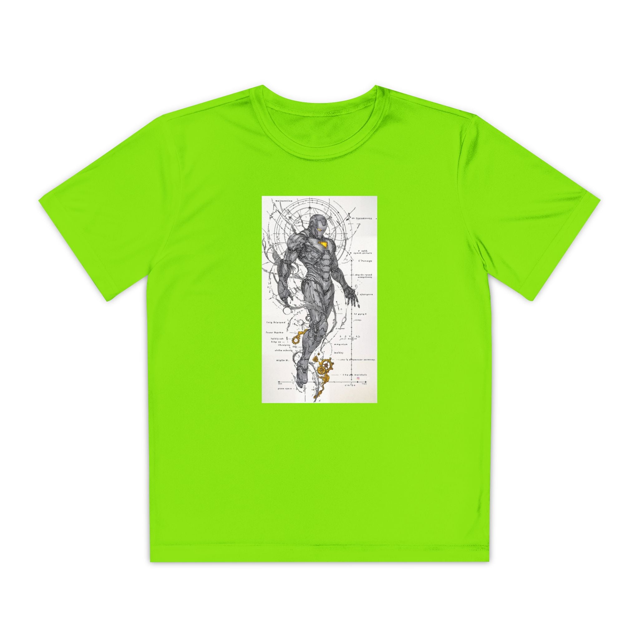 Superhero Youth T-Shirt Sports Graphic Tee, Cool Athletic Shirt for Kids