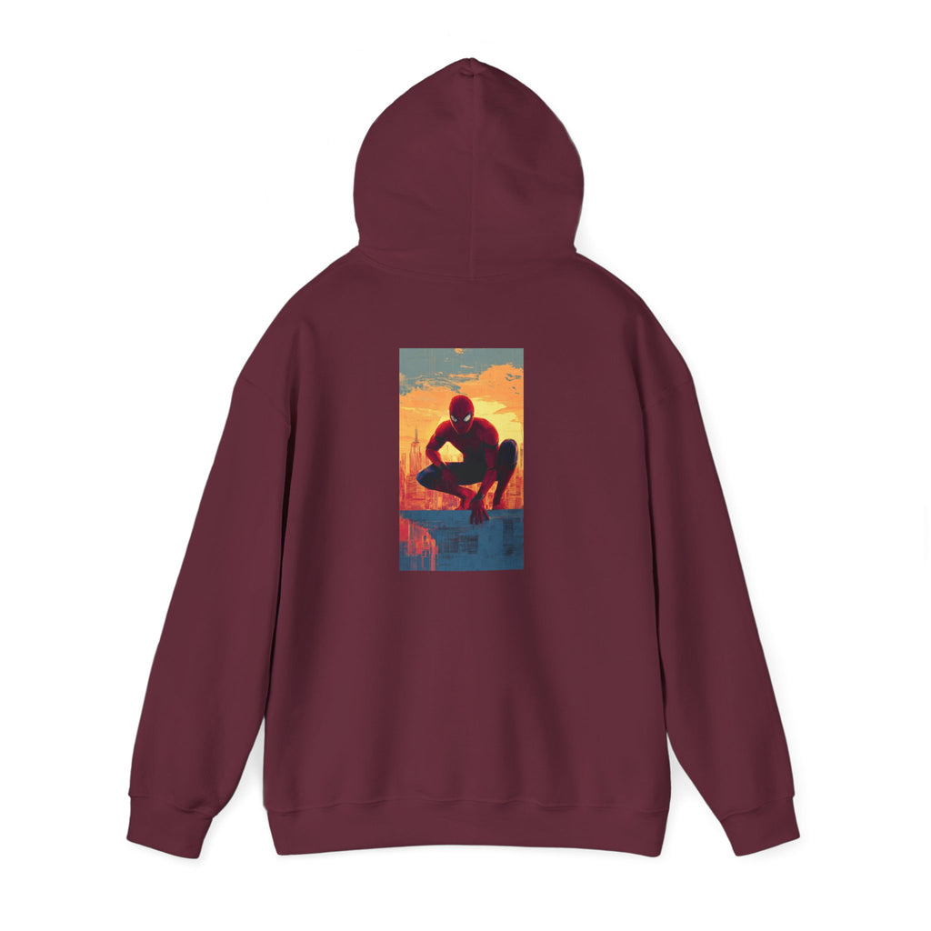 Hooded Sweatshirt - Spiderman Design