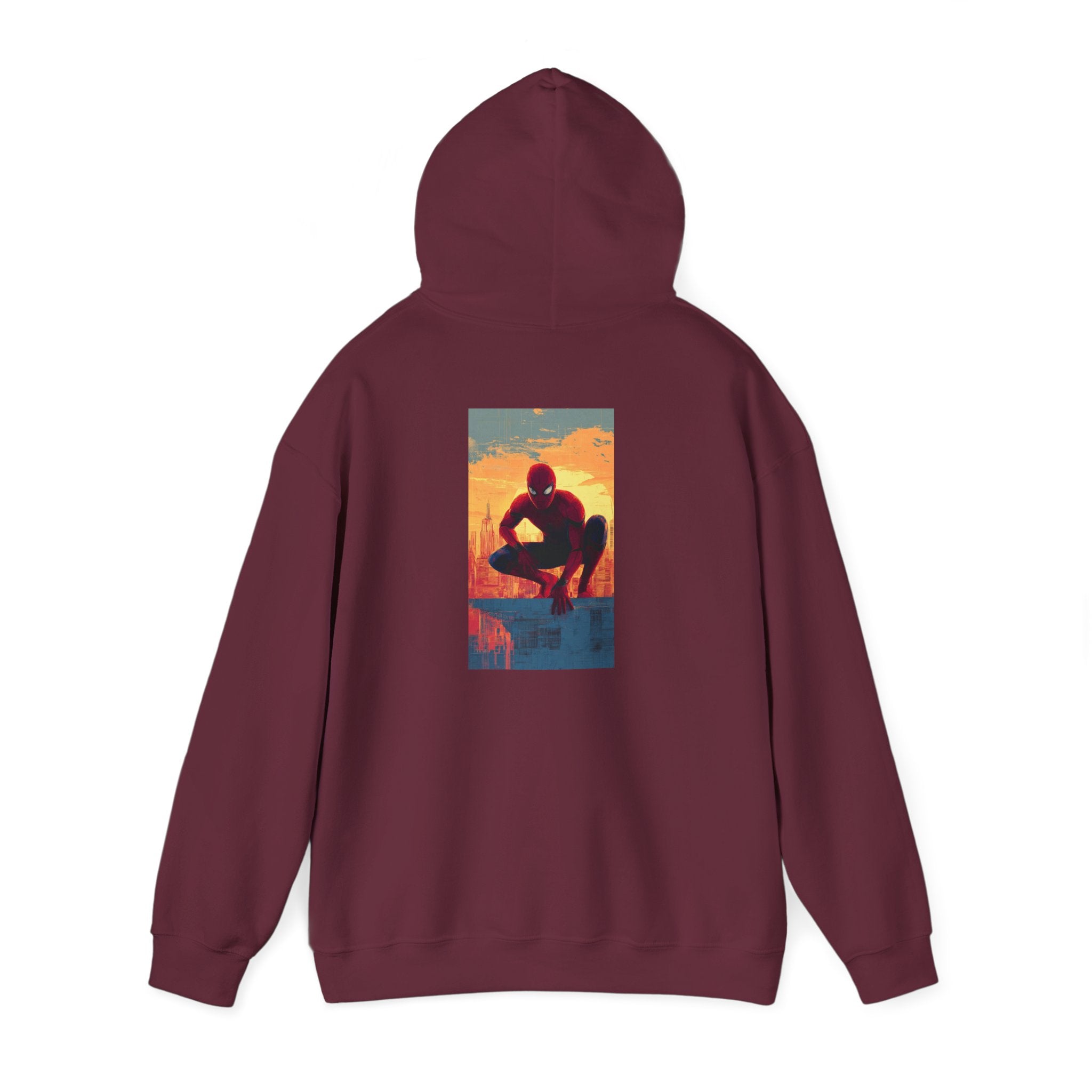 Hooded Sweatshirt - Spiderman Design