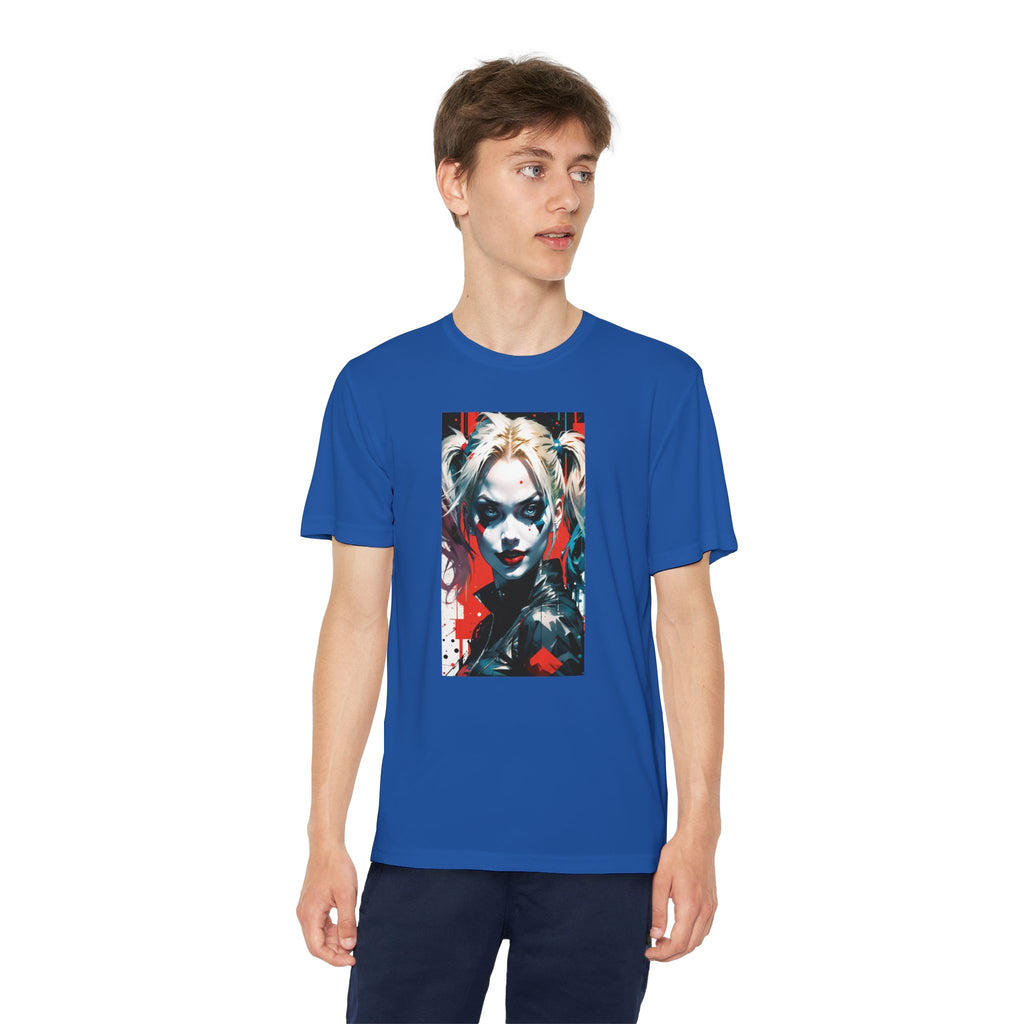Superhero Youth T-Shirt Sports Graphic Tee, Cool Athletic Shirt for Kids