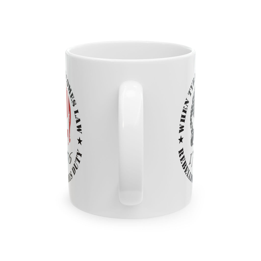 Thin Red Line Patriotic Coffee & Tea Mug