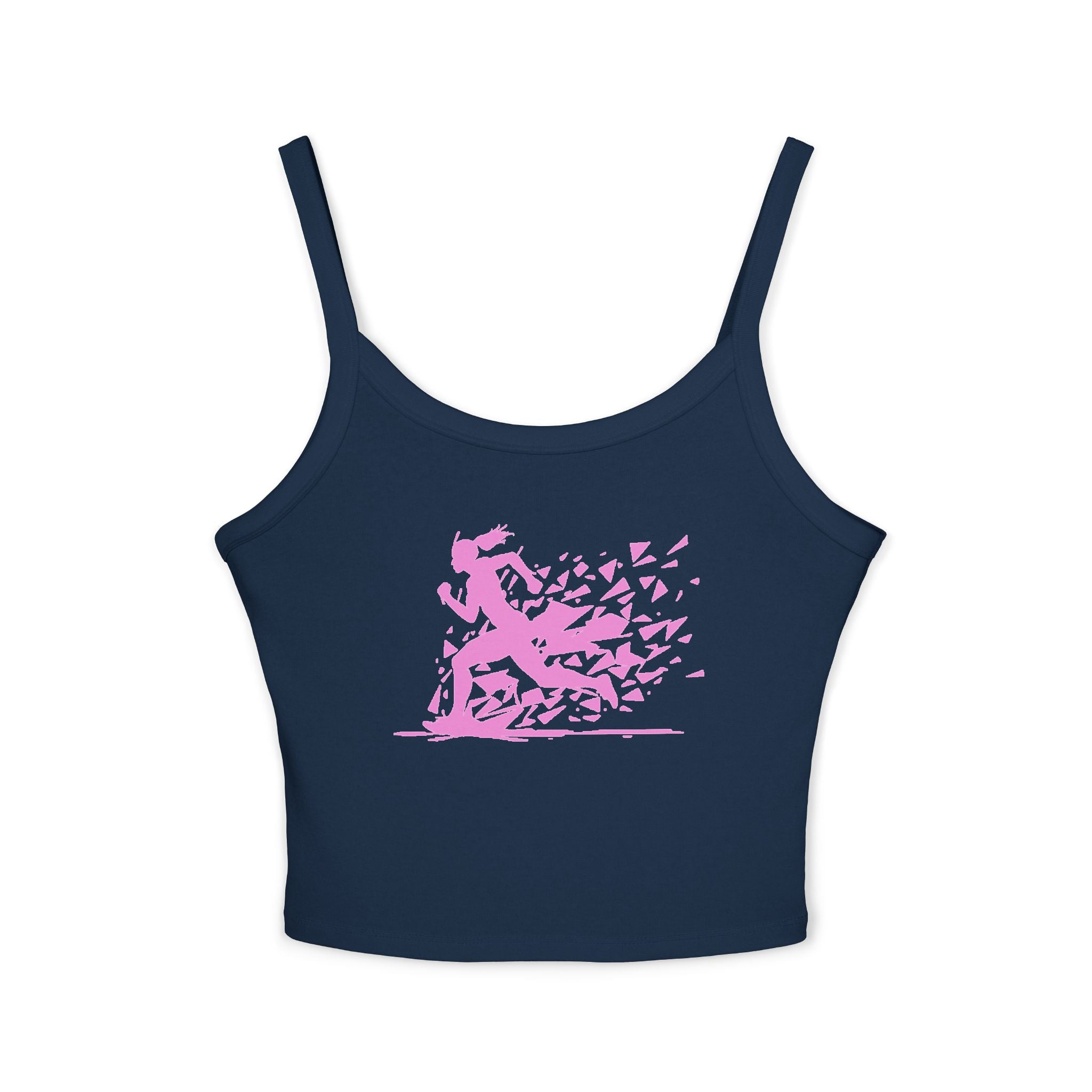 Running Woman Tank Top, Athletic Workout Top, Fitness Sleeveless Shirt, Jogging Muscle Tee, Exercise Gym Cami