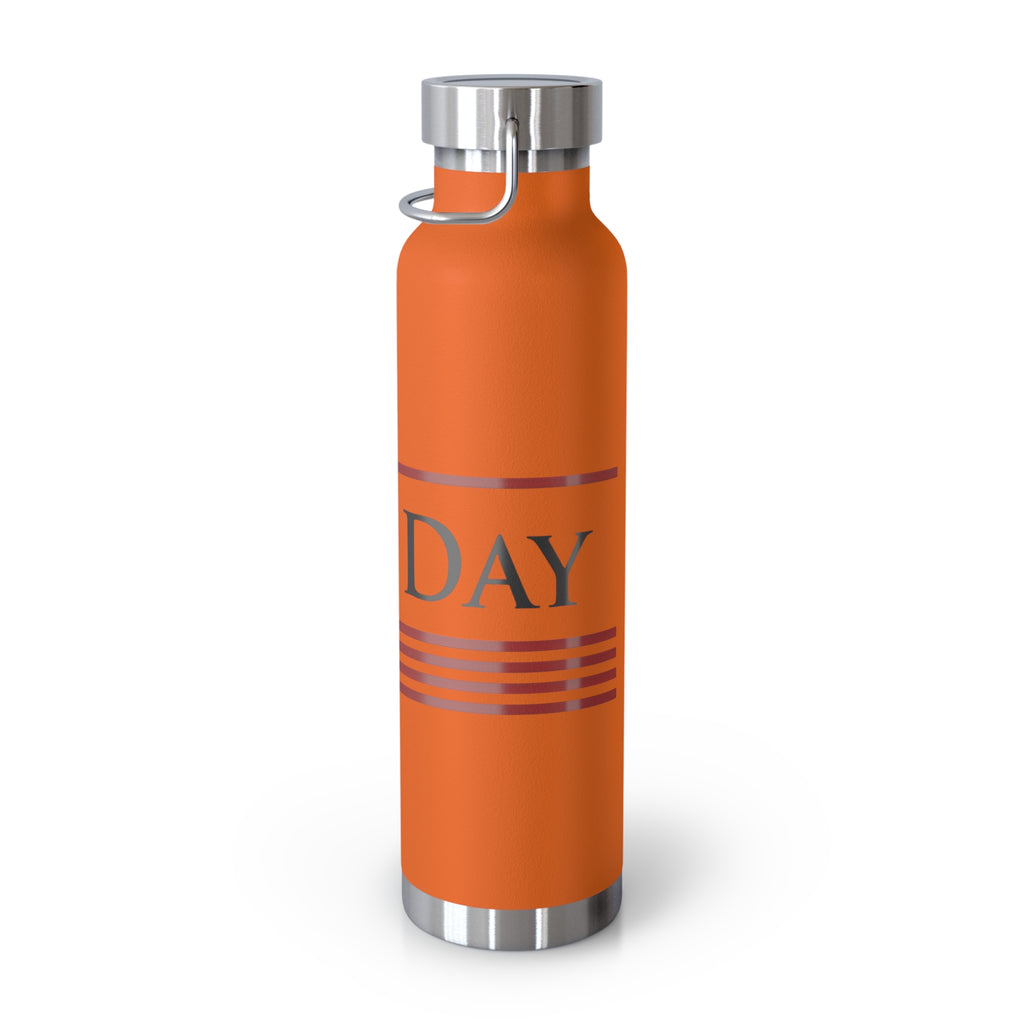 22 A Day Patriotic Copper Insulated Water Bottle