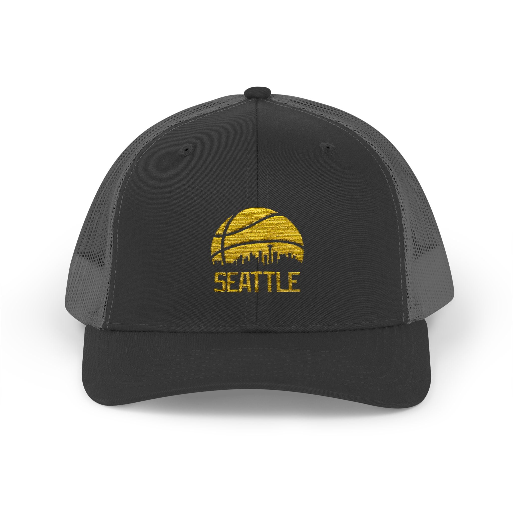 Seattle Supersonics Snapback Trucker Cap with Thin Red Line Design, Ideal for First Responders, Supportive Gifts, Memorials, Everyday Wear