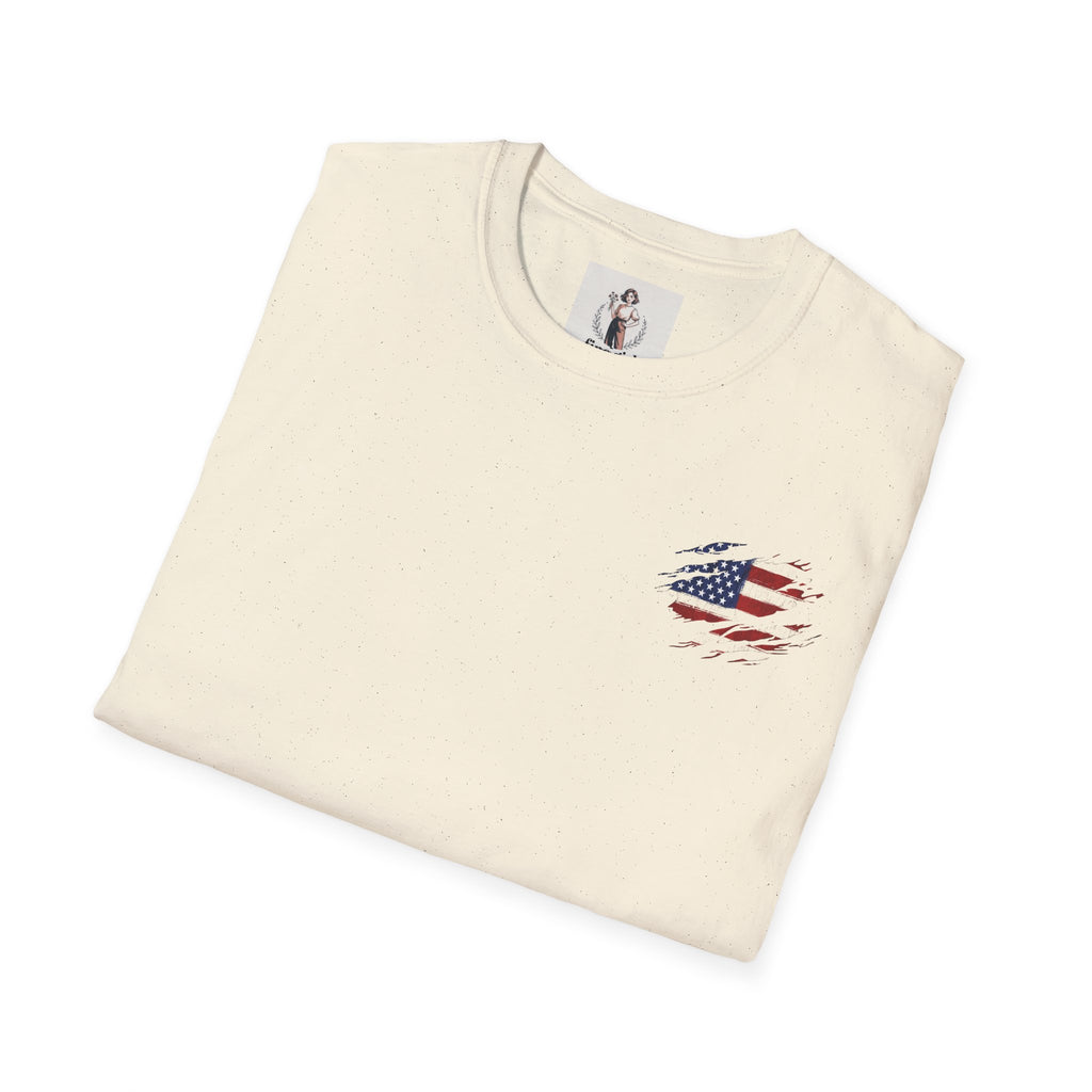 Paramedic Patriotic T-Shirt - USA Flag Tee, Fourth of July Shirt, American Pride Top, Independence Day Apparel, Red White Blue