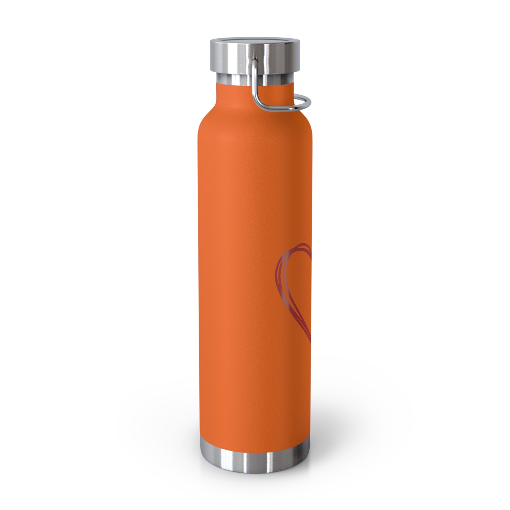 Heart Copper Insulated Water Bottle