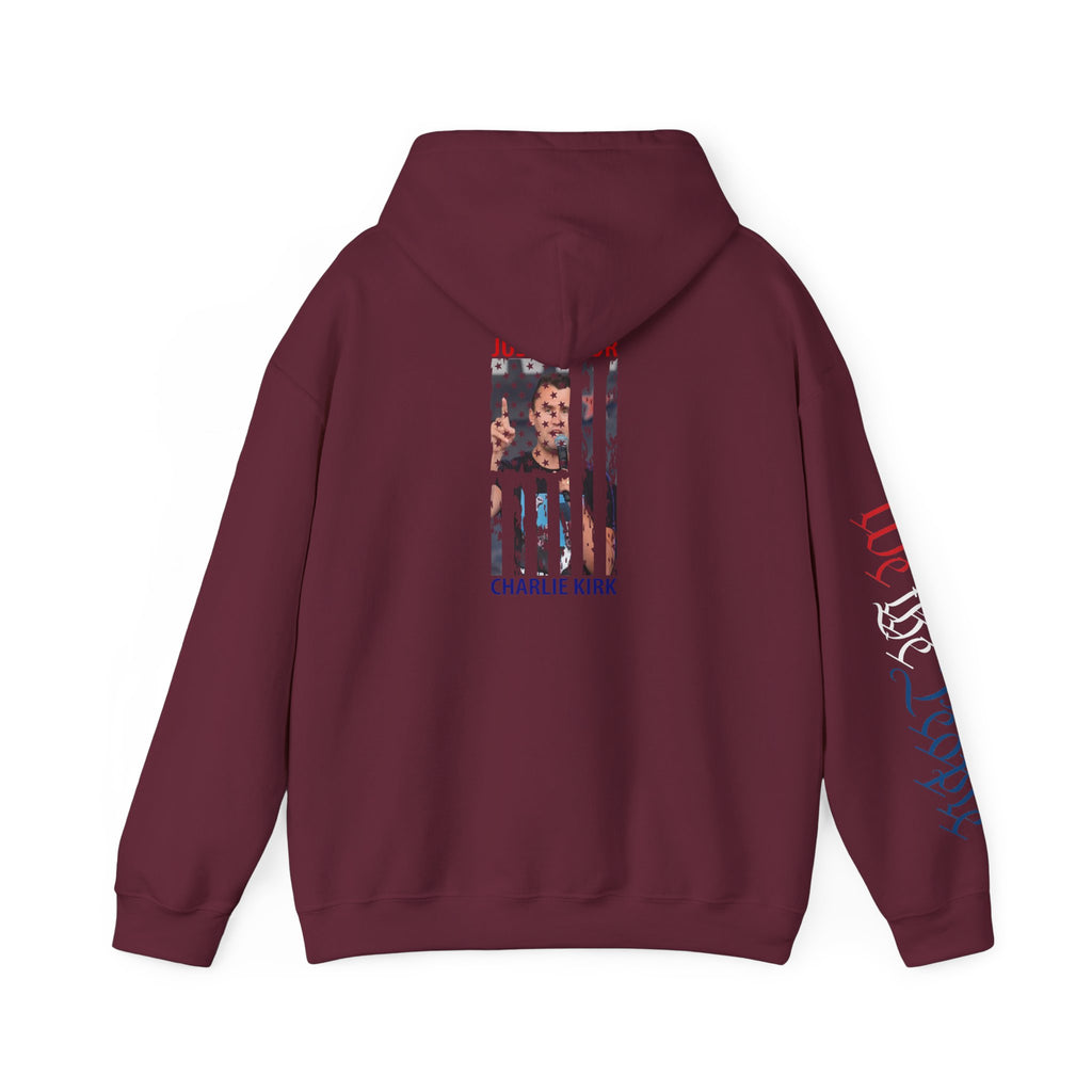 Charlie kirk Patriotic Hoodie Rebel Spirit Unisex Hoodie