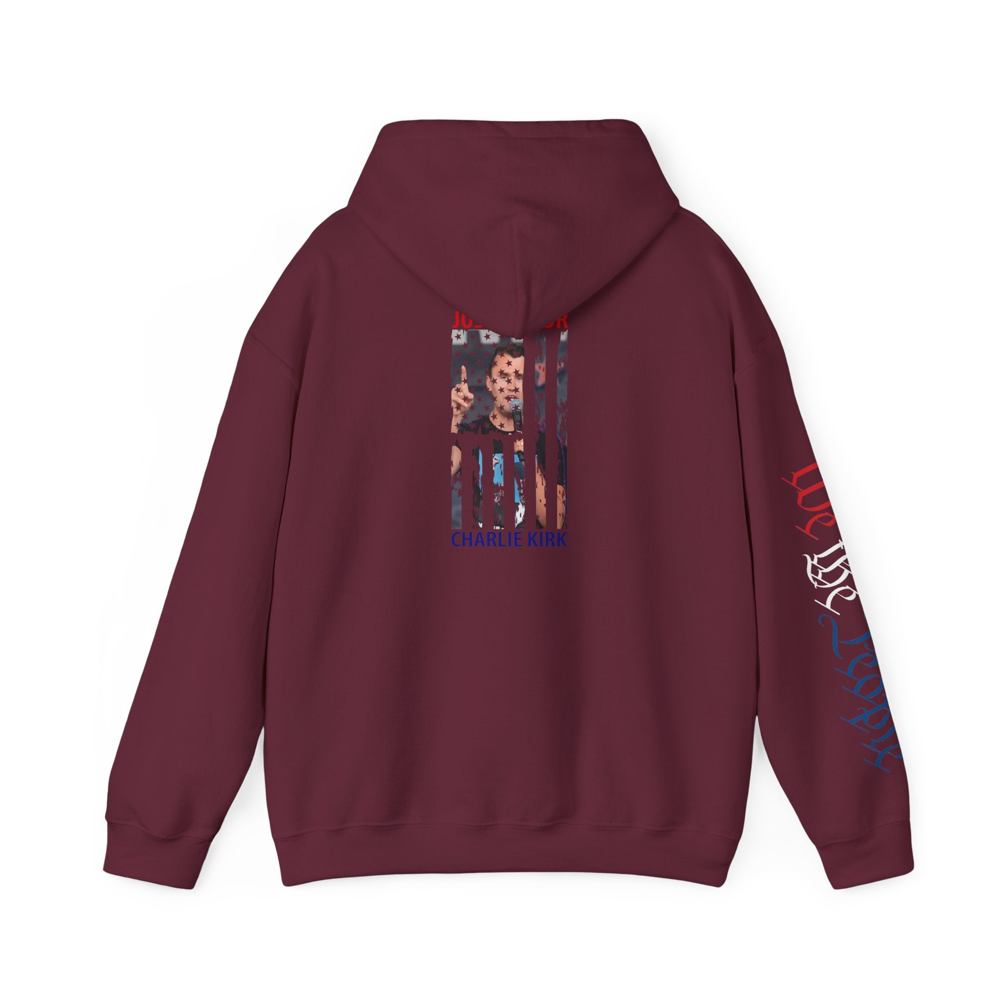 Charlie kirk Patriotic Hoodie Rebel Spirit Unisex Hoodie