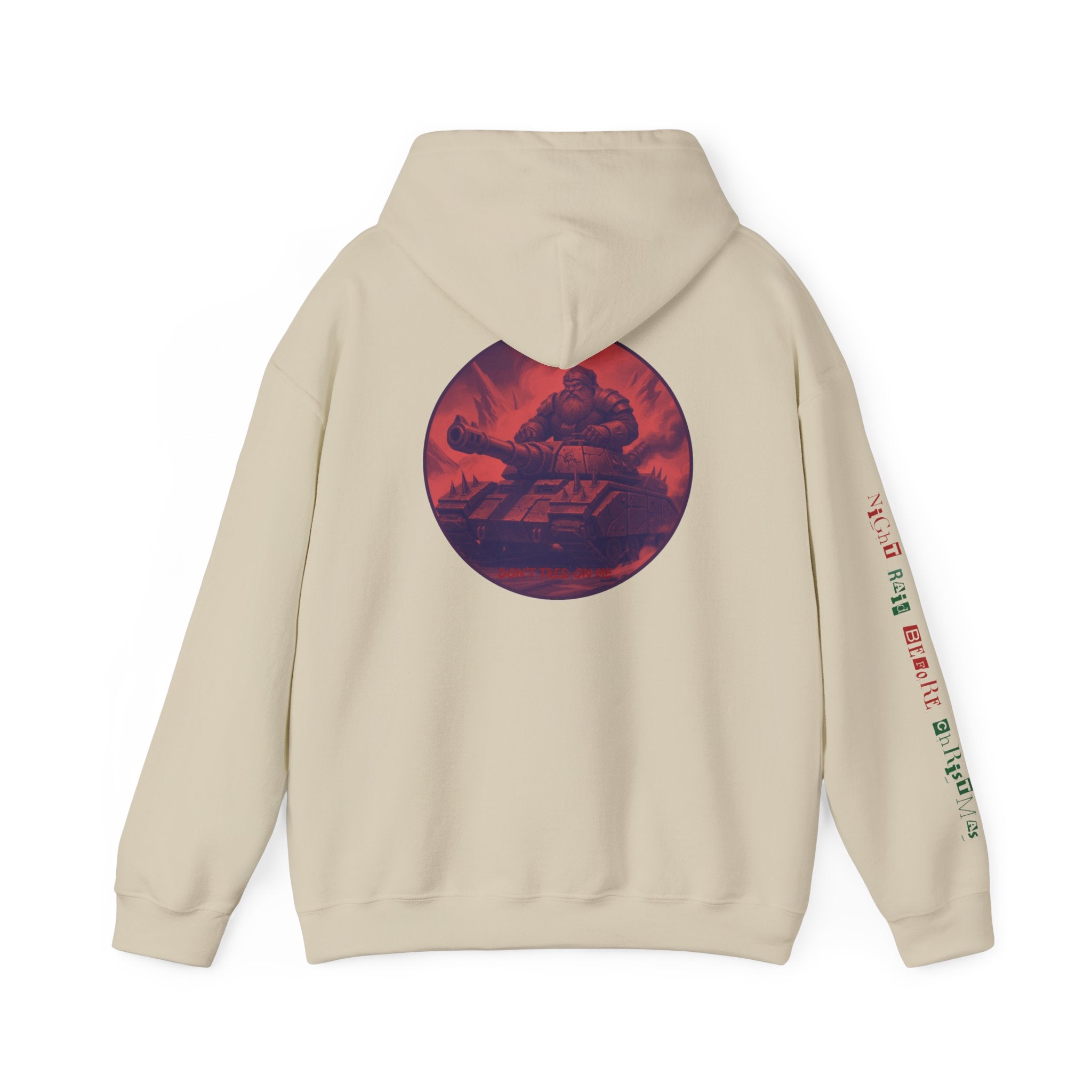 Santa Claus On A Tank Christmas Patriotic Hoodie Rebel Spirit Unisex Hoodie
