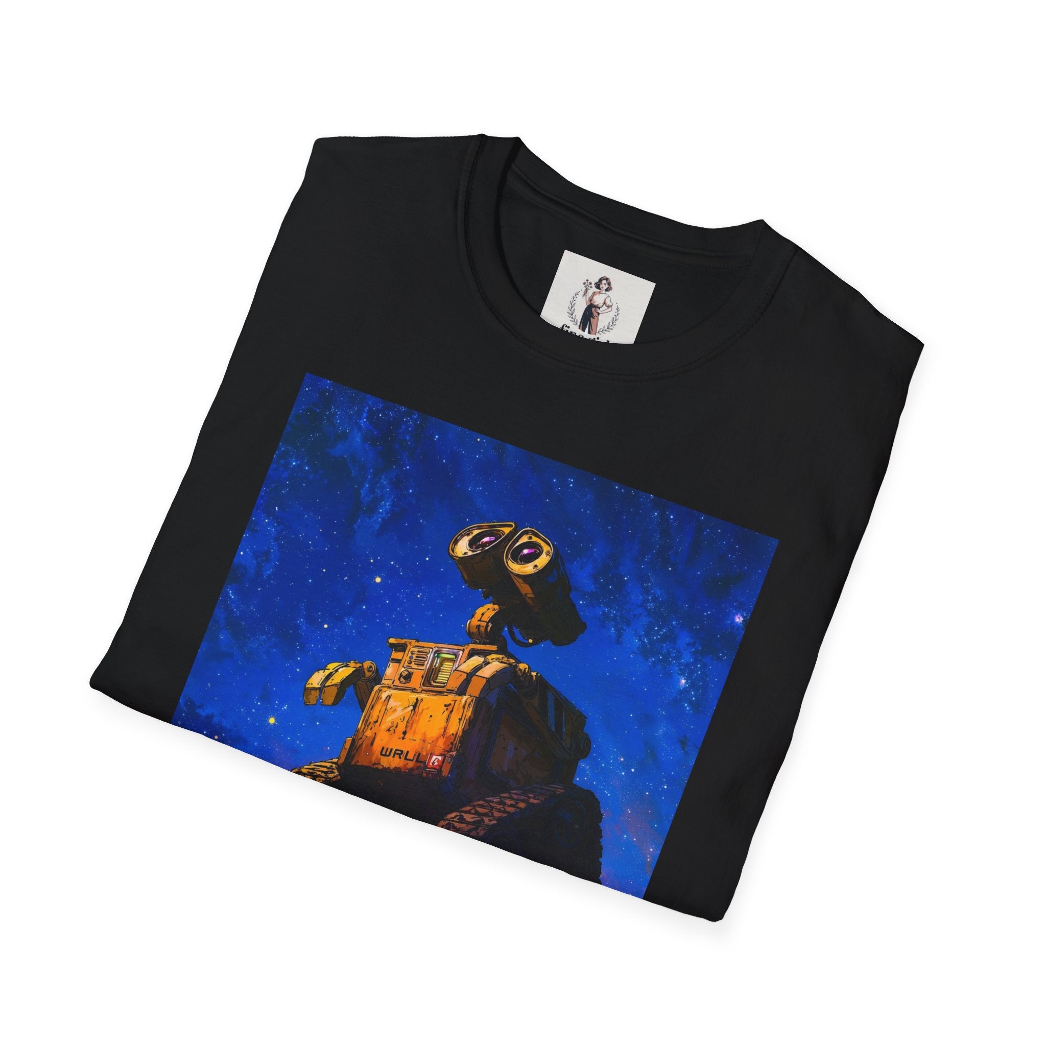 Wall-E Pixar Animation Unisex T-Shirt, Walt Disney Tee, Movie Lover Gift, Graphic Novelty Shirt, Cartoon Character Apparel