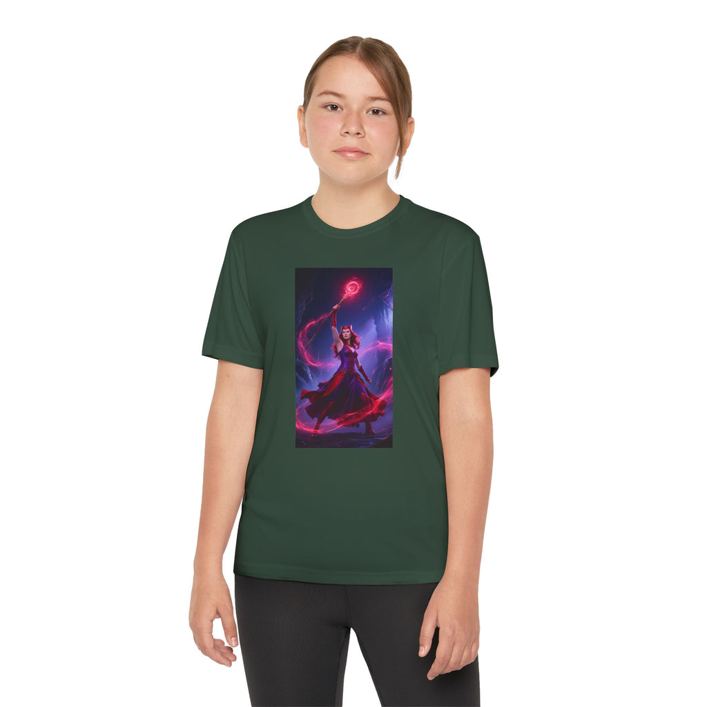 Superhero Youth T-Shirt Sports Graphic Tee, Cool Athletic Shirt for Kids