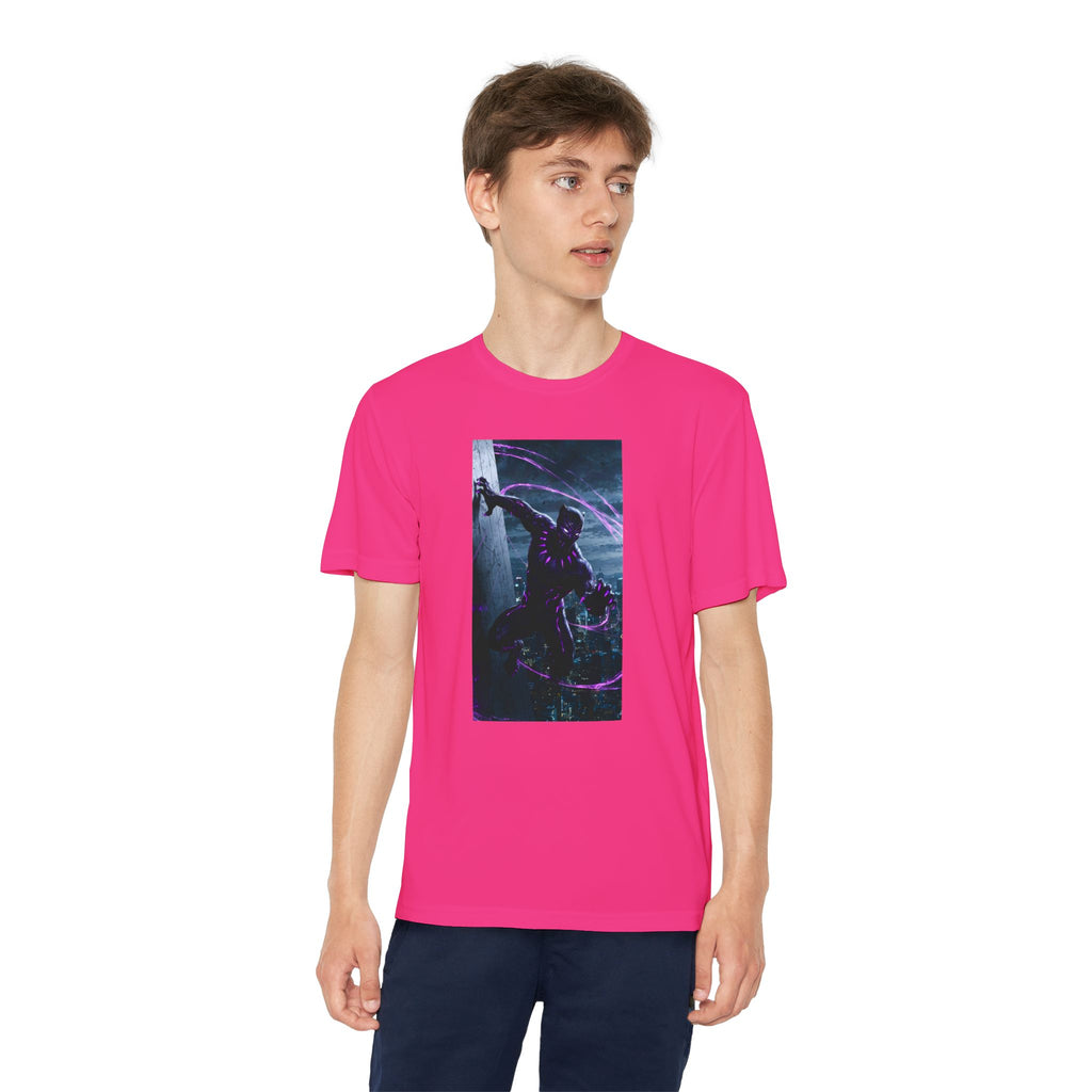 The Black Panther Superhero Marvel Patriotic, Kids Graphic T-Shirt, Boys Hero Top, Girls Comic Book Clothing, Birthday