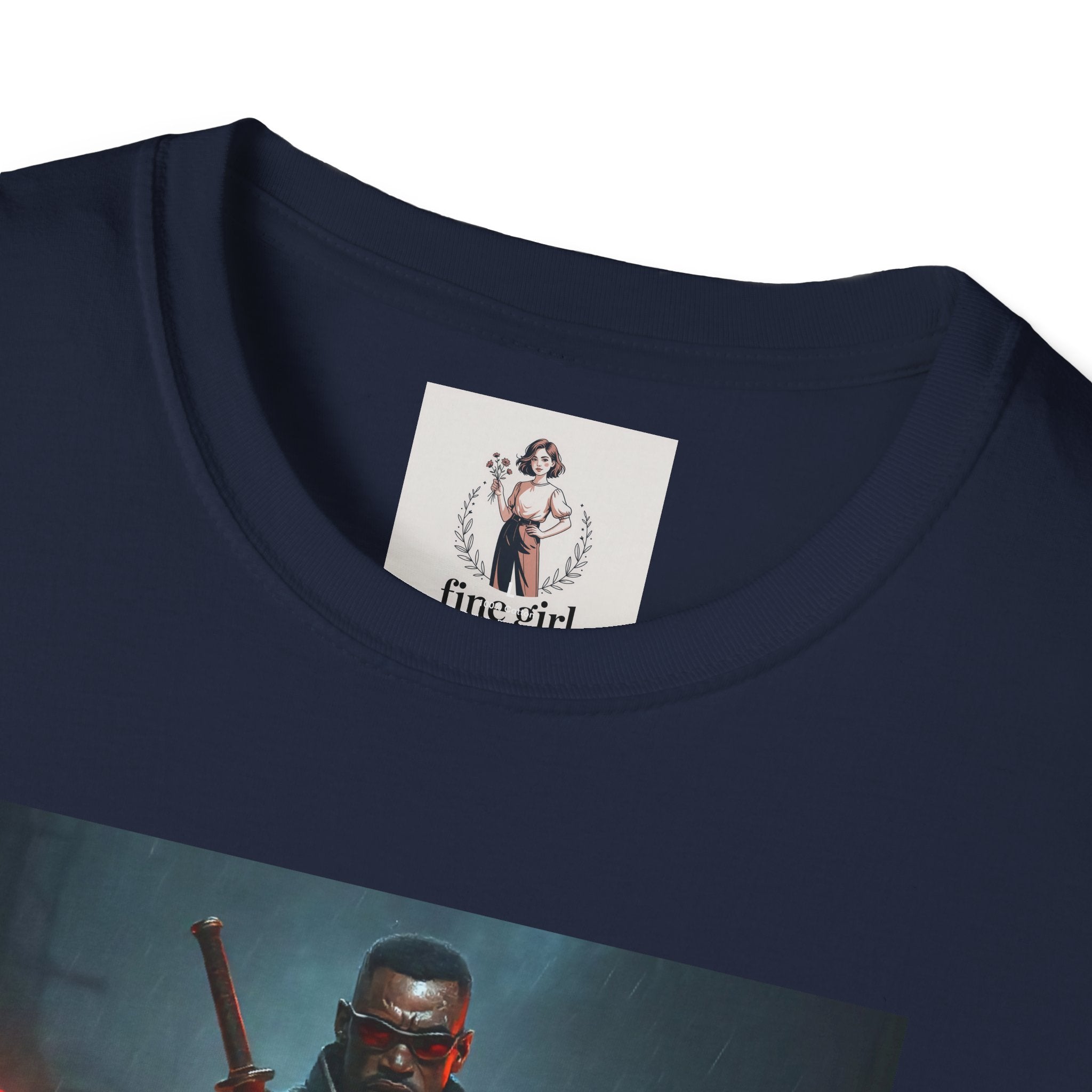 Blade Superhero Marvel Unisex Softstyle T-Shirt, Comic Book Tee, Geeky Clothing, Cosplay Costume Top